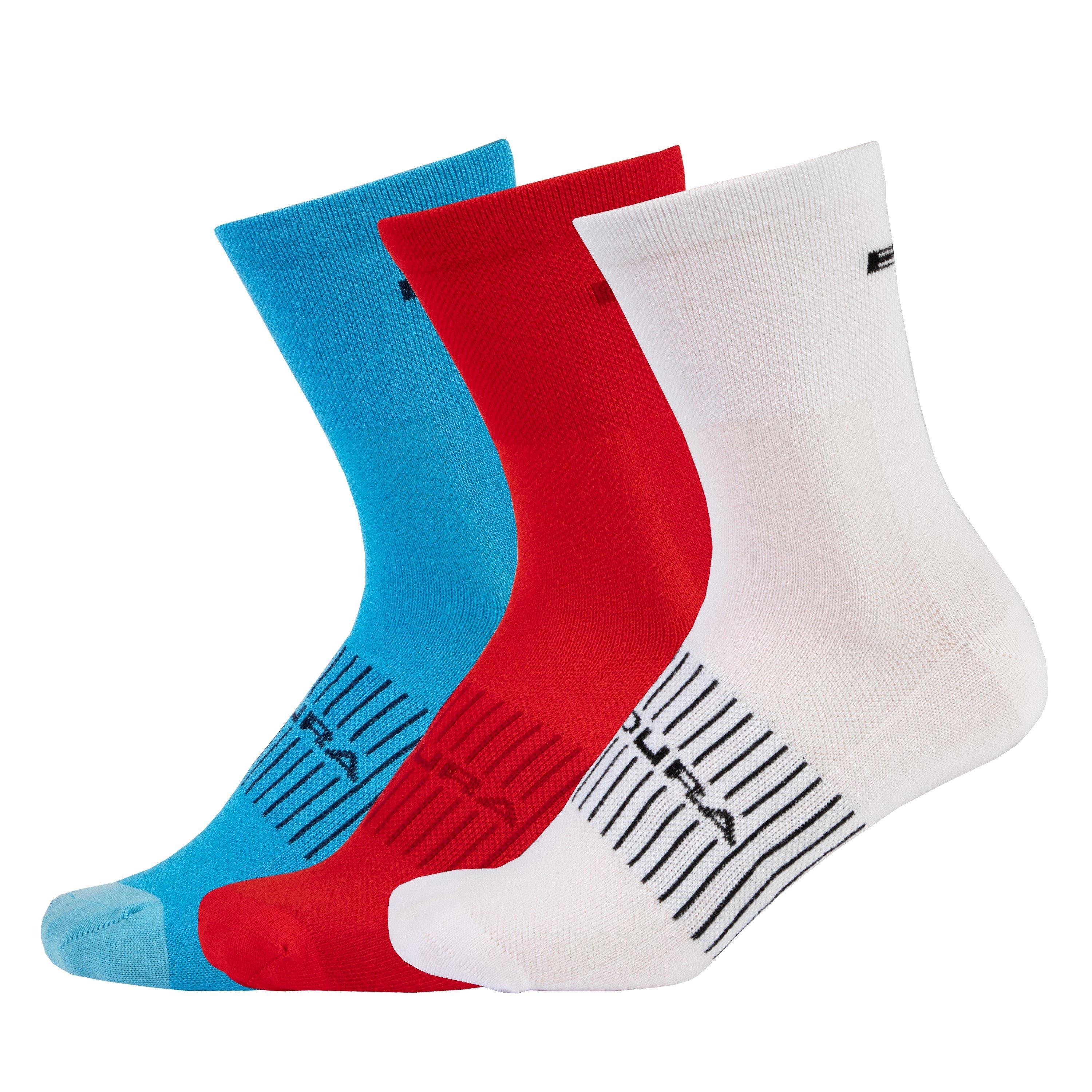 Endura  Coolmax 3Pack Sock -  - 9-12.5