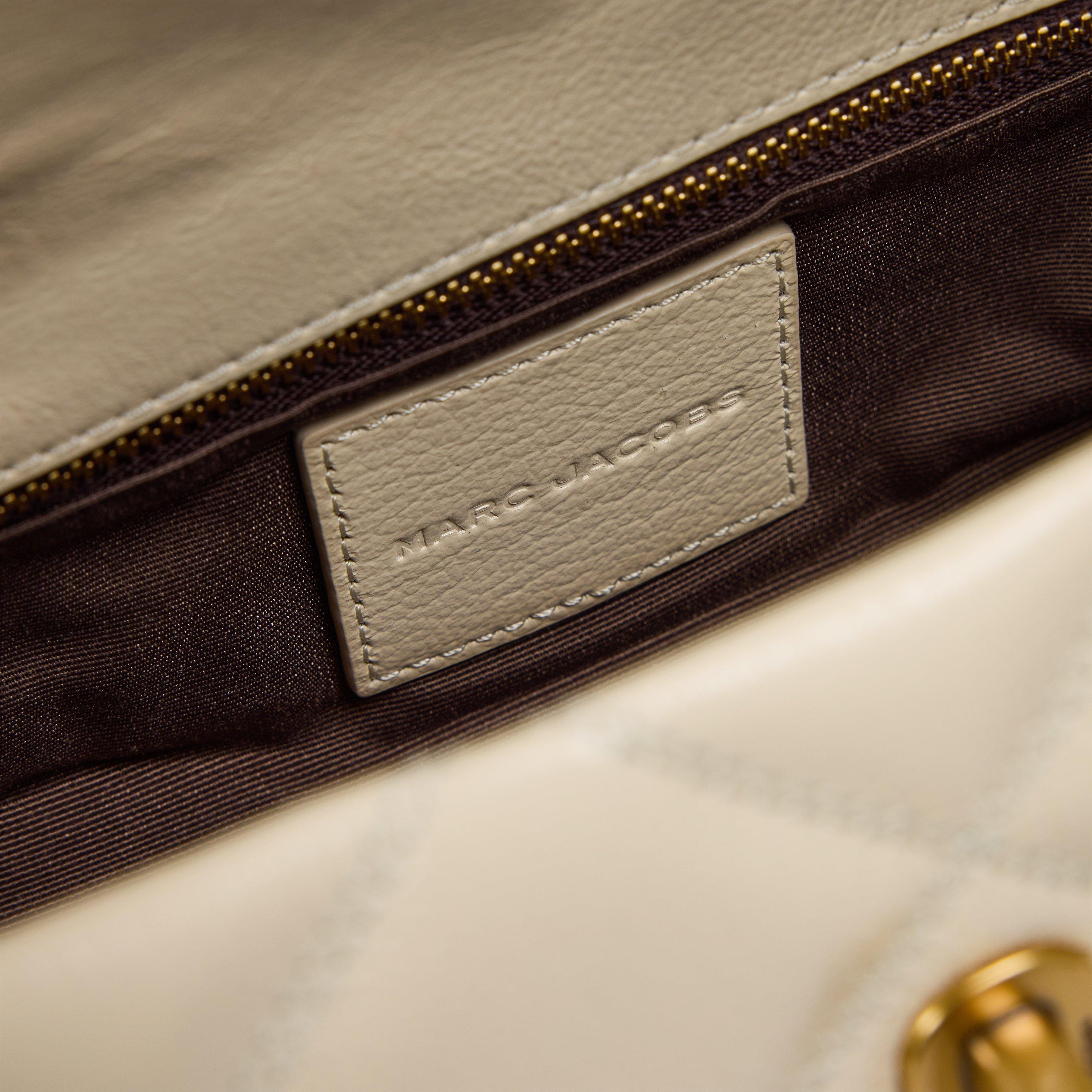 Cloud White - Marc Jacobs - Women's Quilted Chain Shoulder Bag - 4