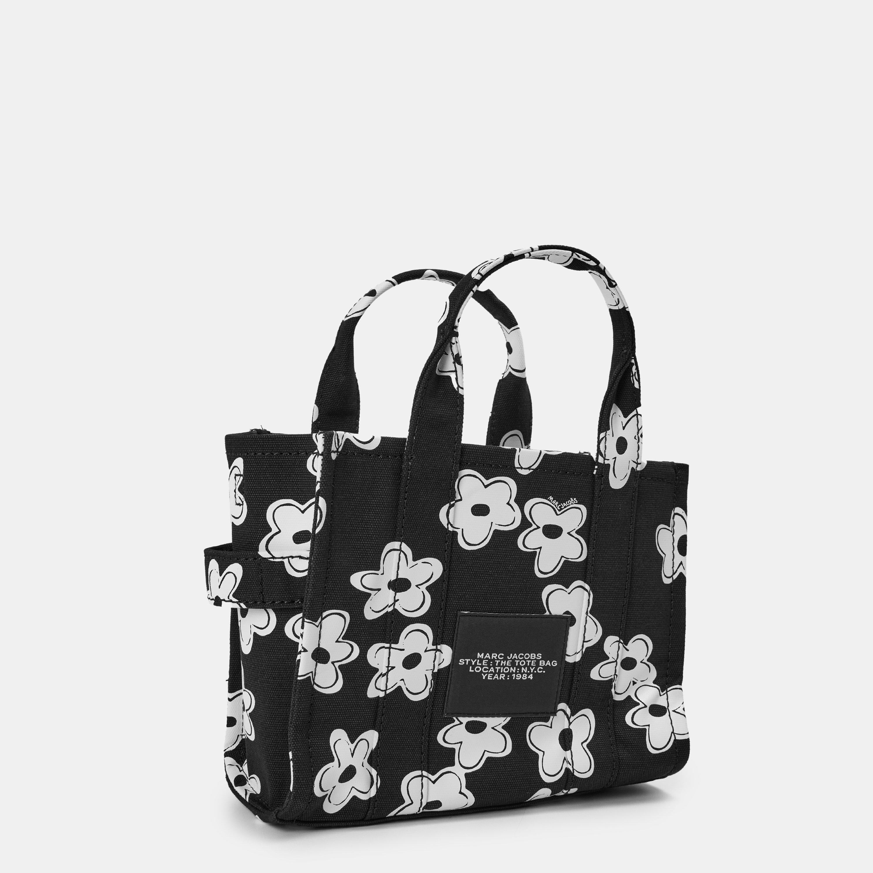 Black/White - Marc Jacobs - Women's Daisy Canvas Tote Bag - 2