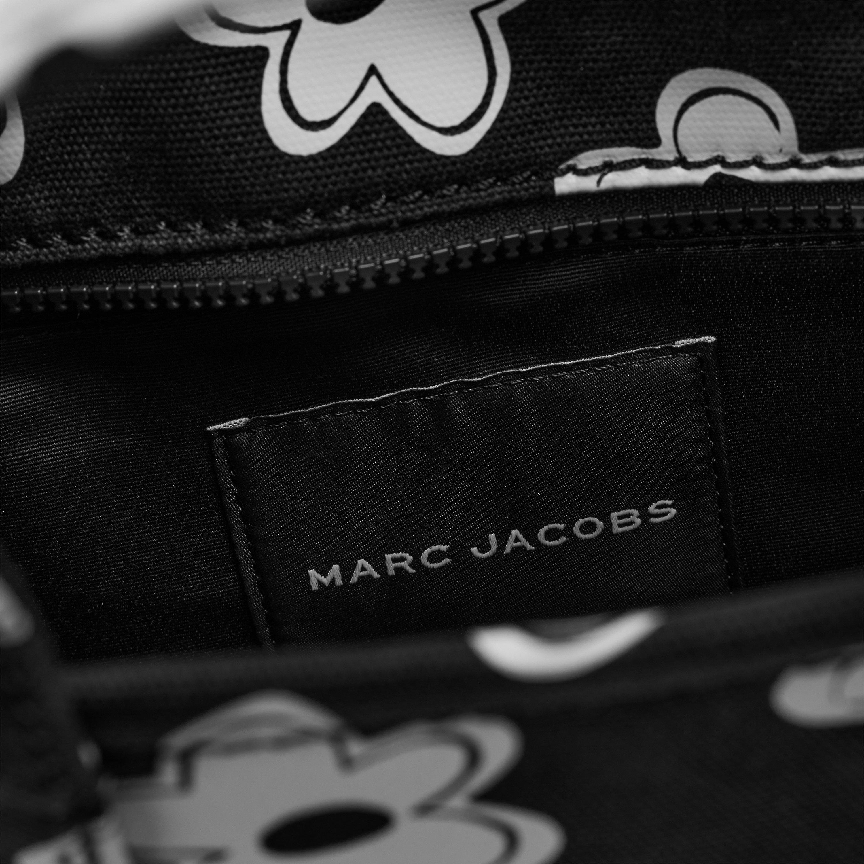 Black/White - Marc Jacobs - Women's Daisy Canvas Tote Bag - 4