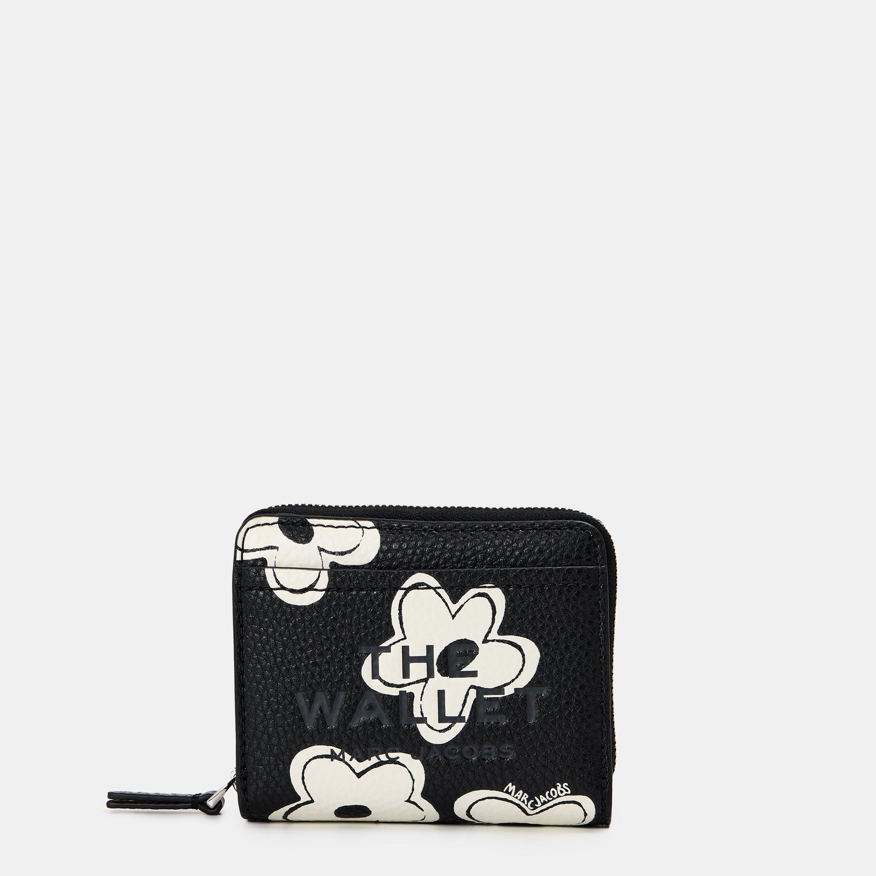 Black/White - Marc Jacobs - Women's Daisy Cmpc Zip Around Purse - 1