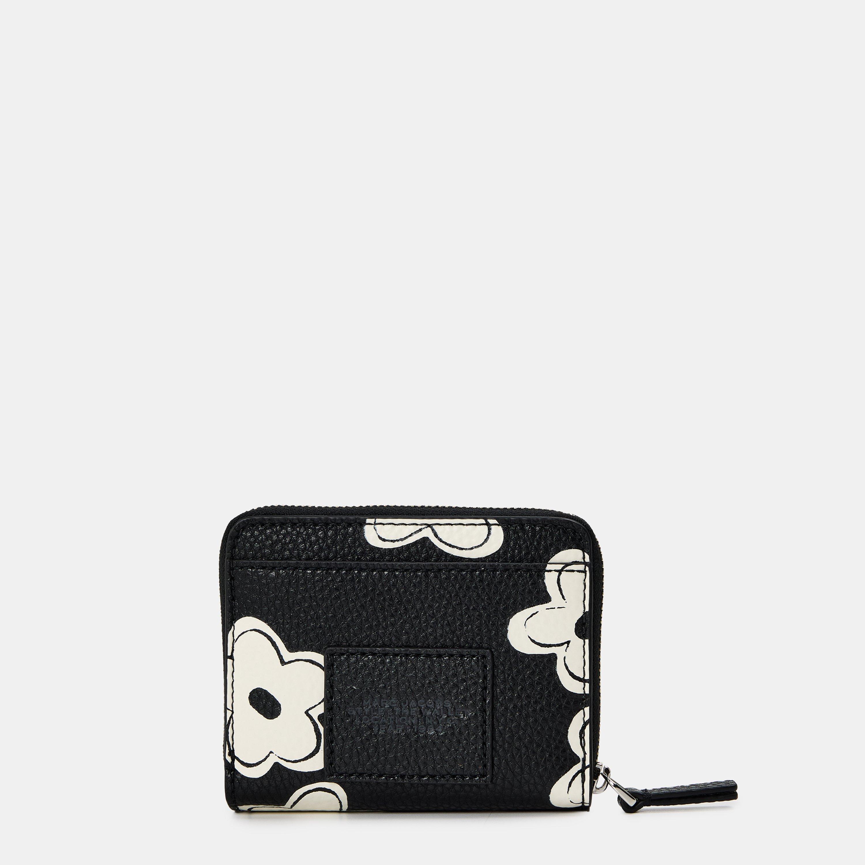 Black/White - Marc Jacobs - Women's Daisy Cmpc Zip Around Purse - 2
