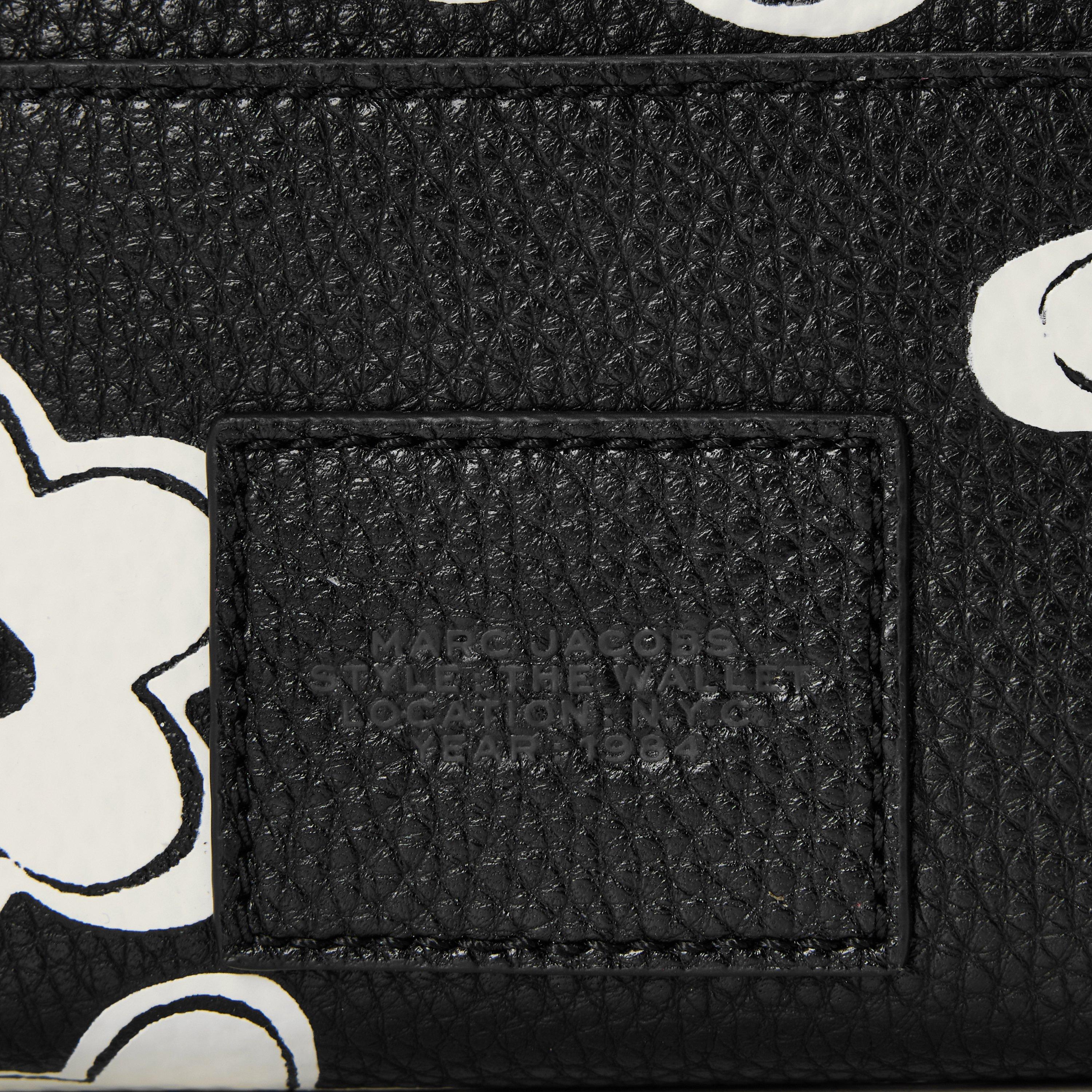 Black/White - Marc Jacobs - Women's Daisy Cmpc Zip Around Purse - 3