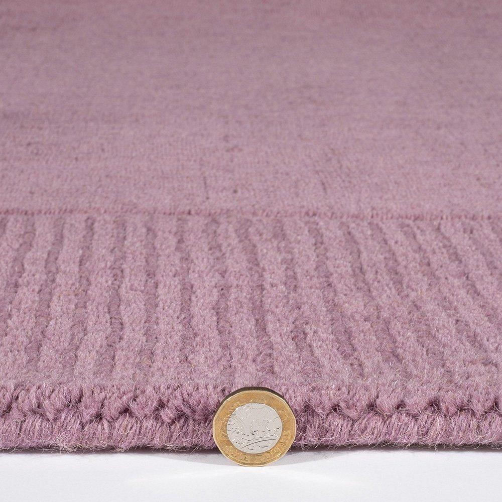 Purple - Esselle - Esme Wool Mauve Rug 200 x 290cm - 4