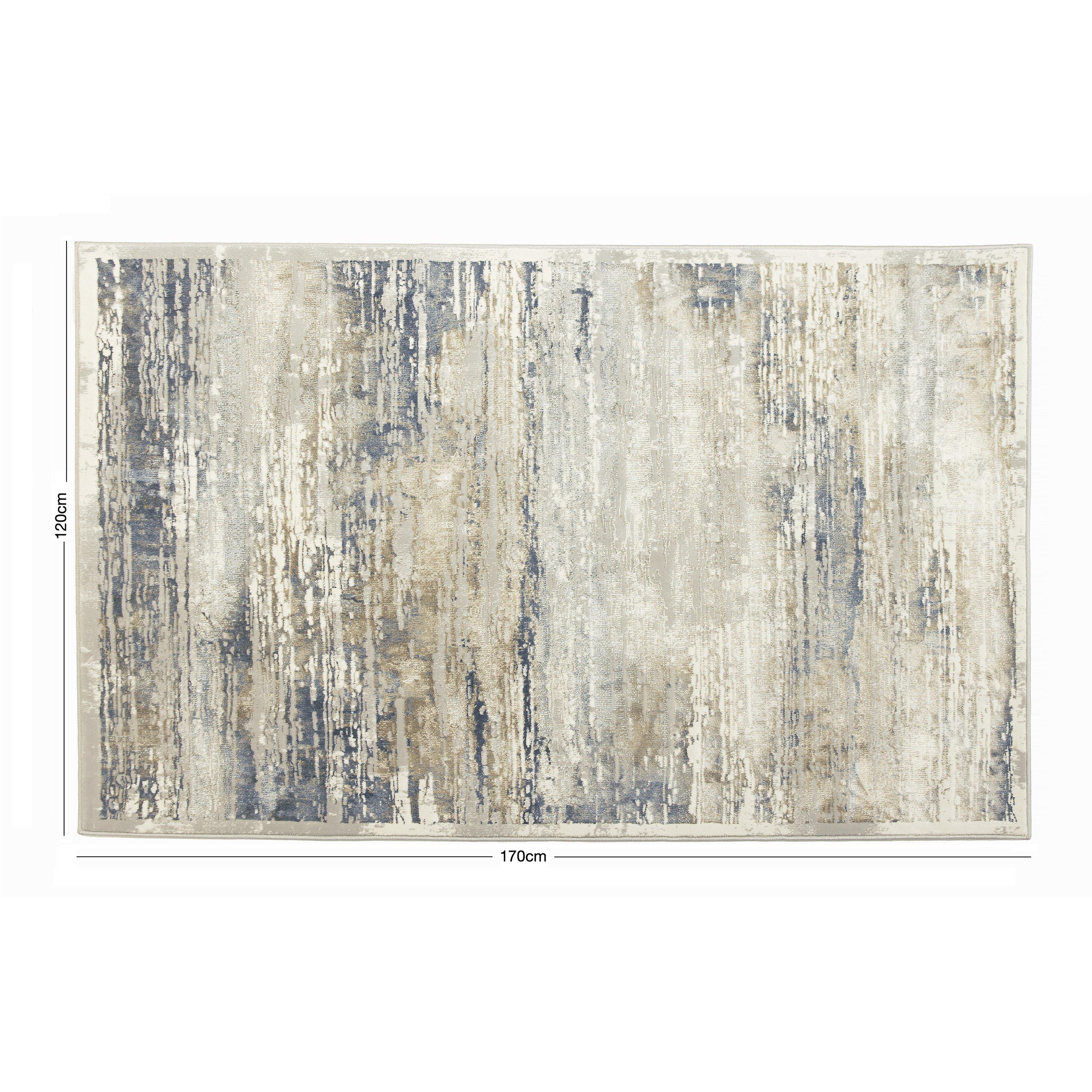 Blue - Esselle - Solar Neptune Natural / Blue 120 x 170cm Rug - 5