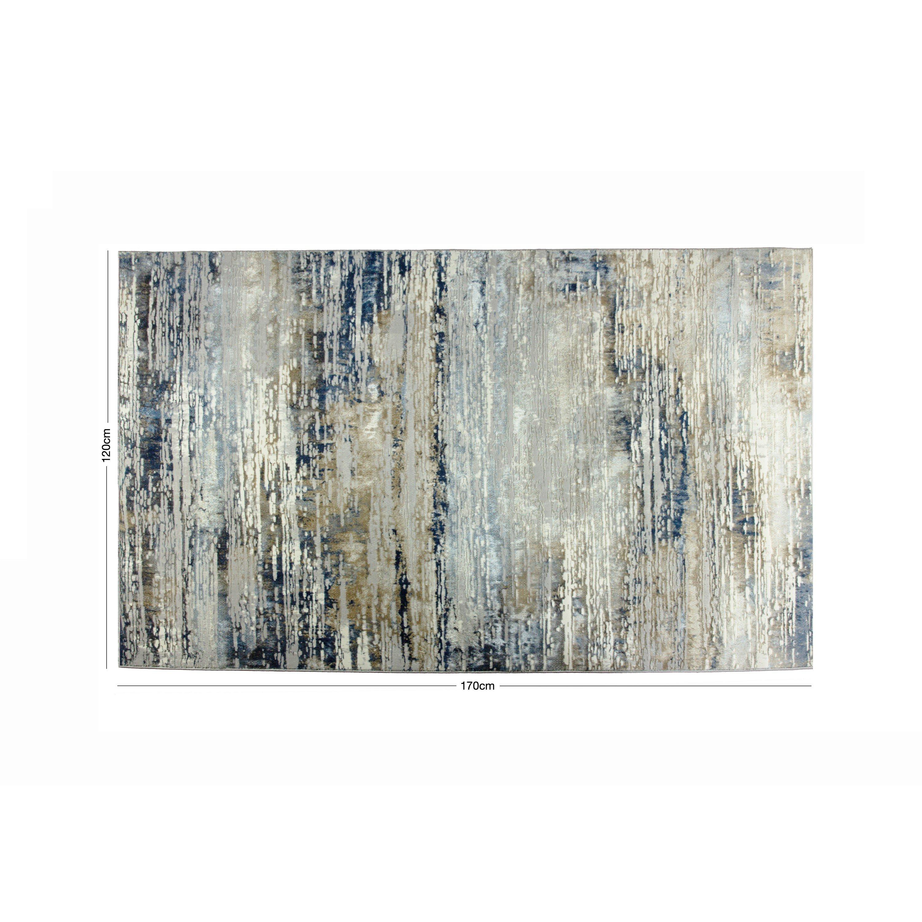 Blue - Esselle - Solar Neptune Natural / Blue 120 x 170cm Rug - 8
