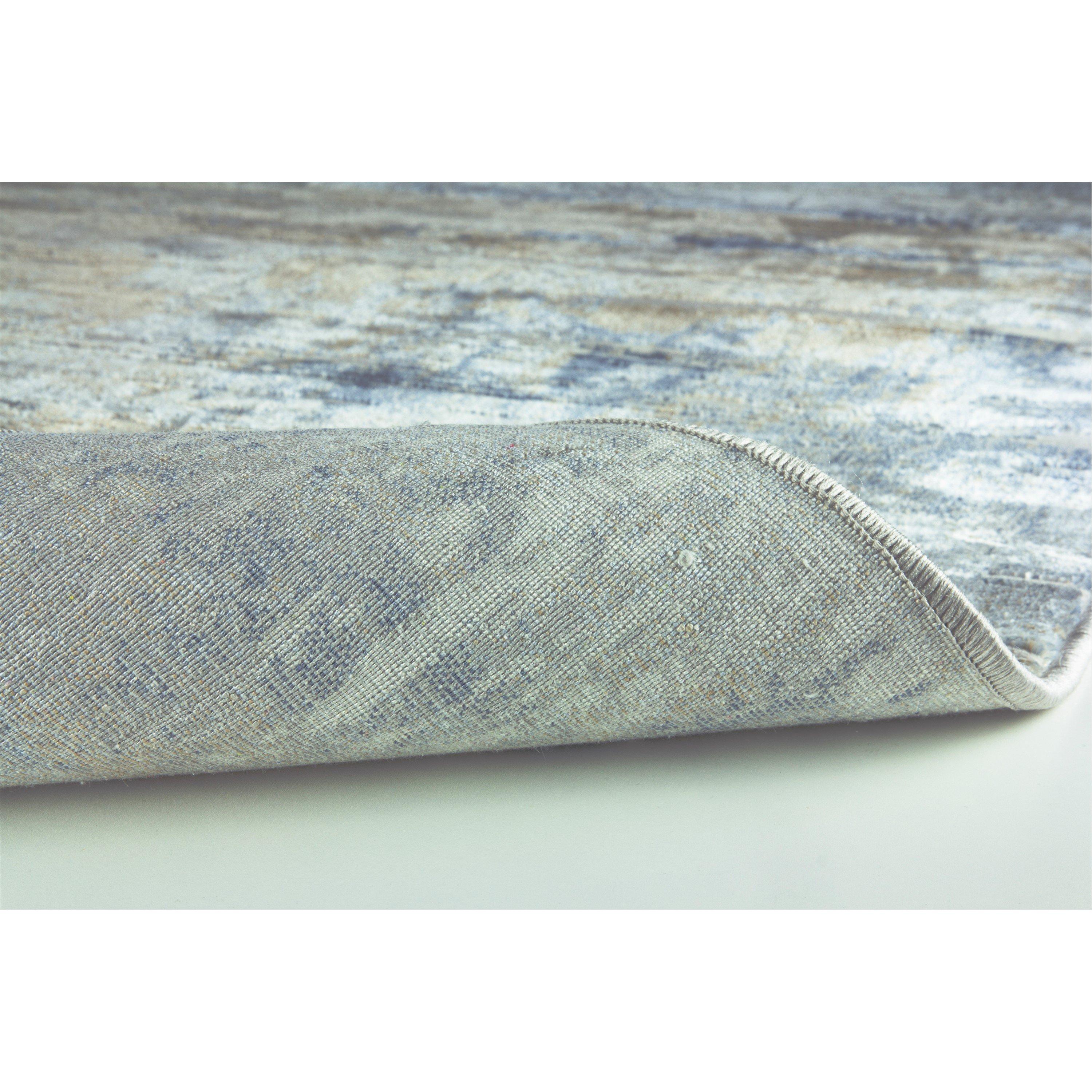 Blue - Esselle - Solar Neptune Natural / Blue 120 x 170cm Rug - 9