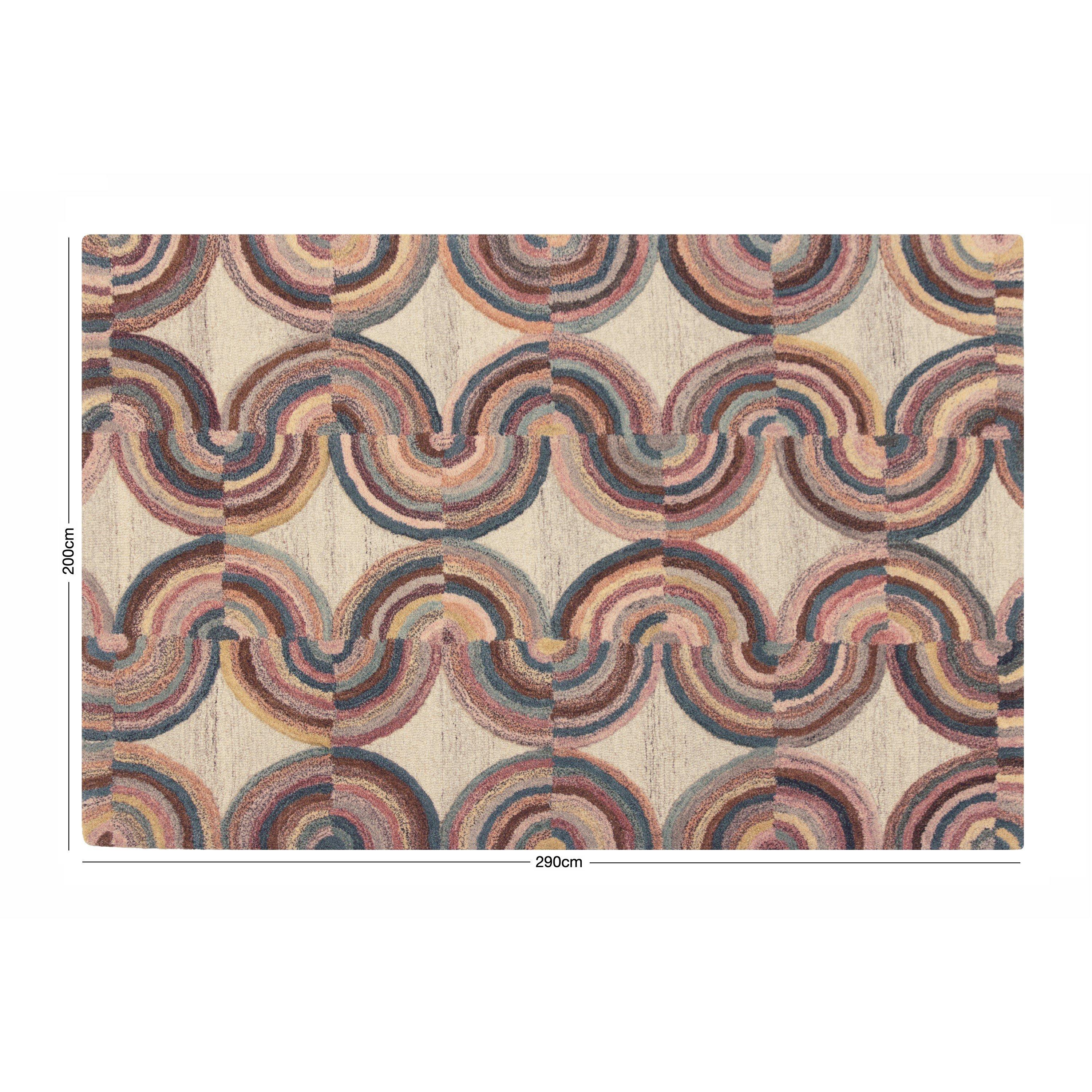 Multicoloured - Esselle - Radiant Isabella Multi 200 x 290cm Rug - 5