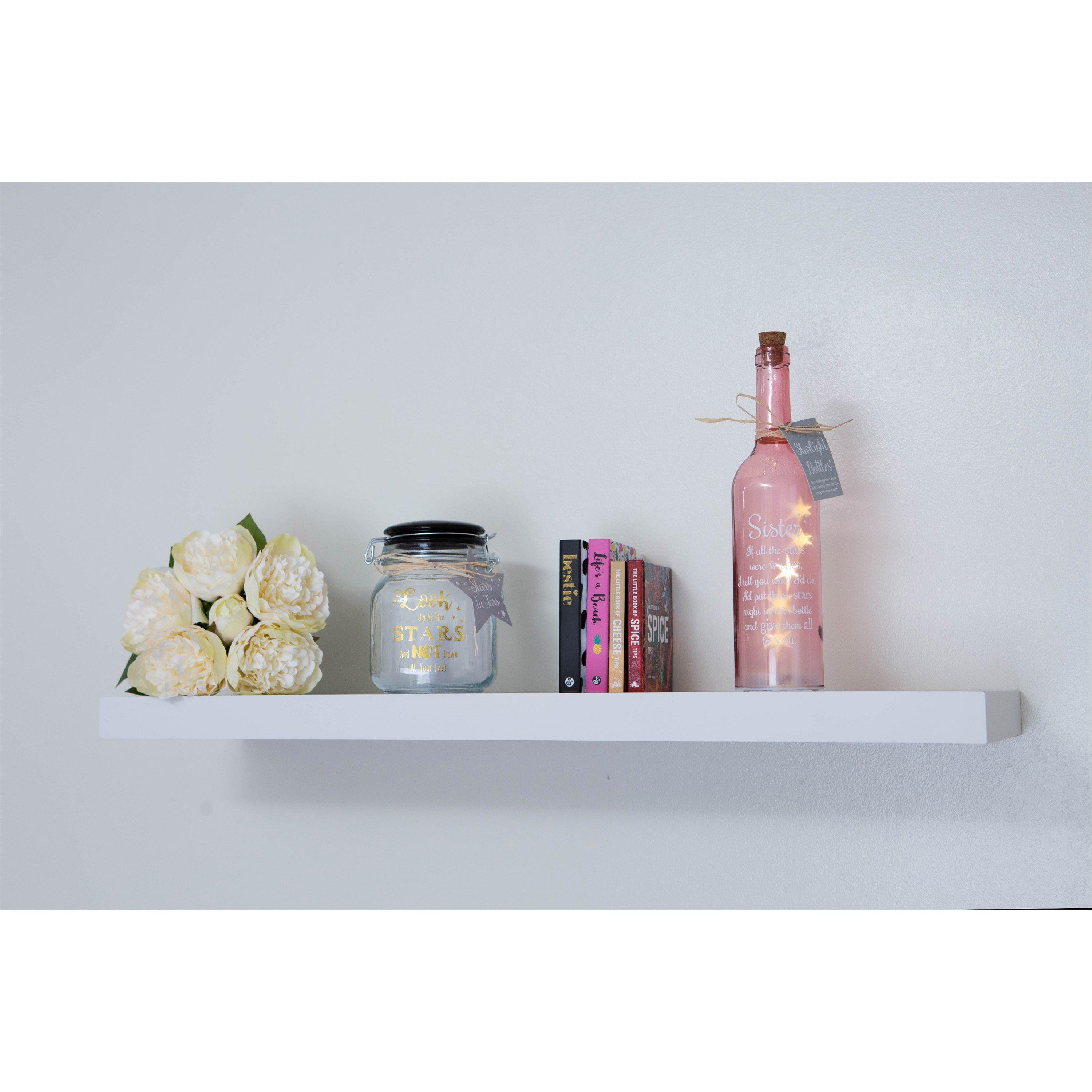 Pink - Boxer Gifts - Light-Up LED Sister Glass Starlight Bottle Gift - 3