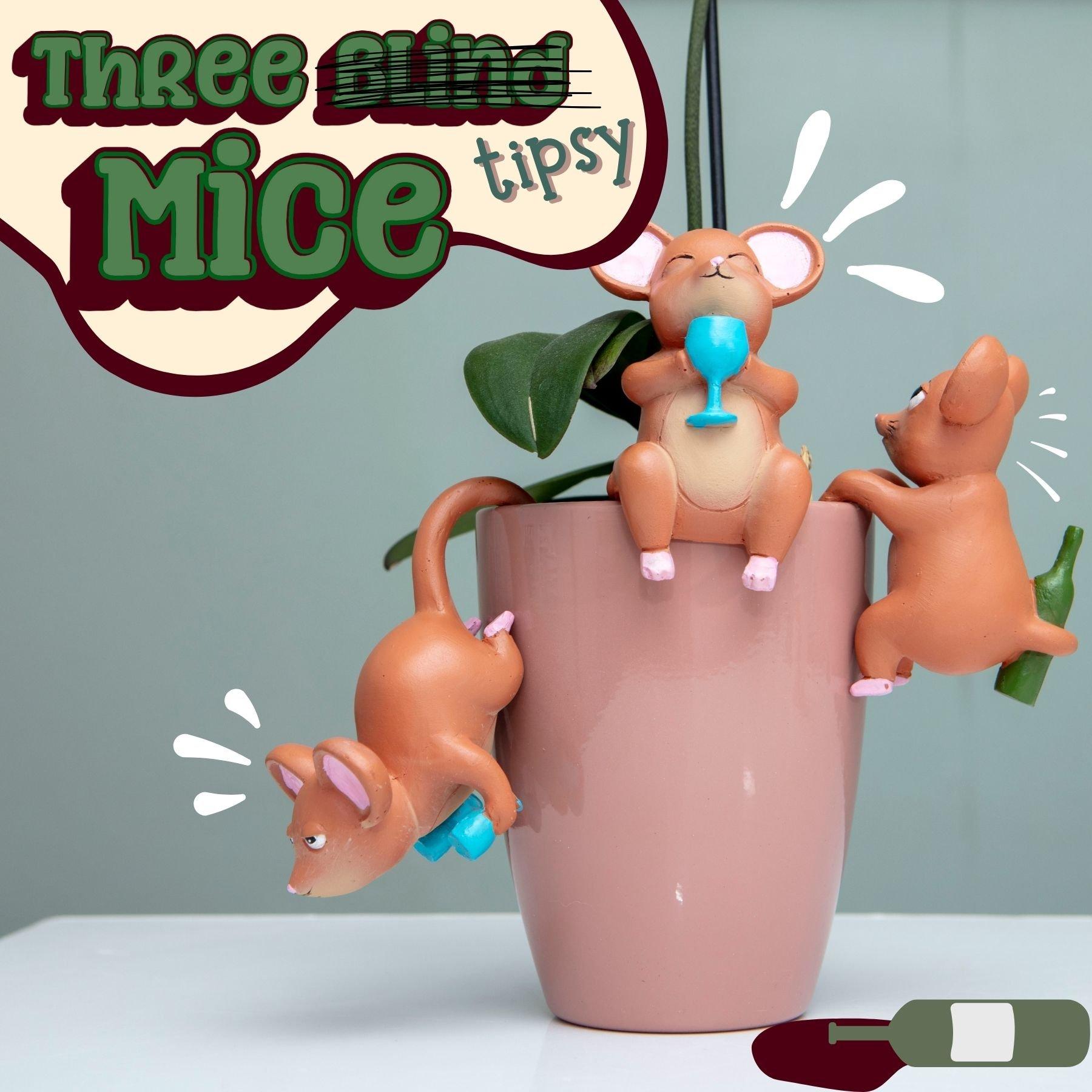 Multi - Boxer Gifts - Tipsy Tails Funny Plant Pot Hanging Ornament - 2