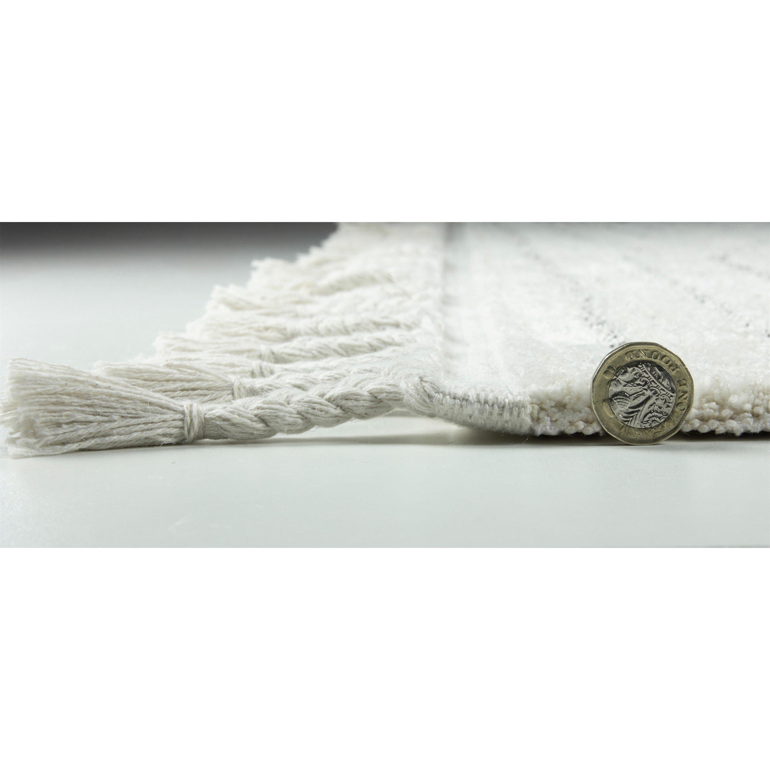 Cream - Esselle - Arctic Maze Natural / Grey 160 x 230cm Rug - 3