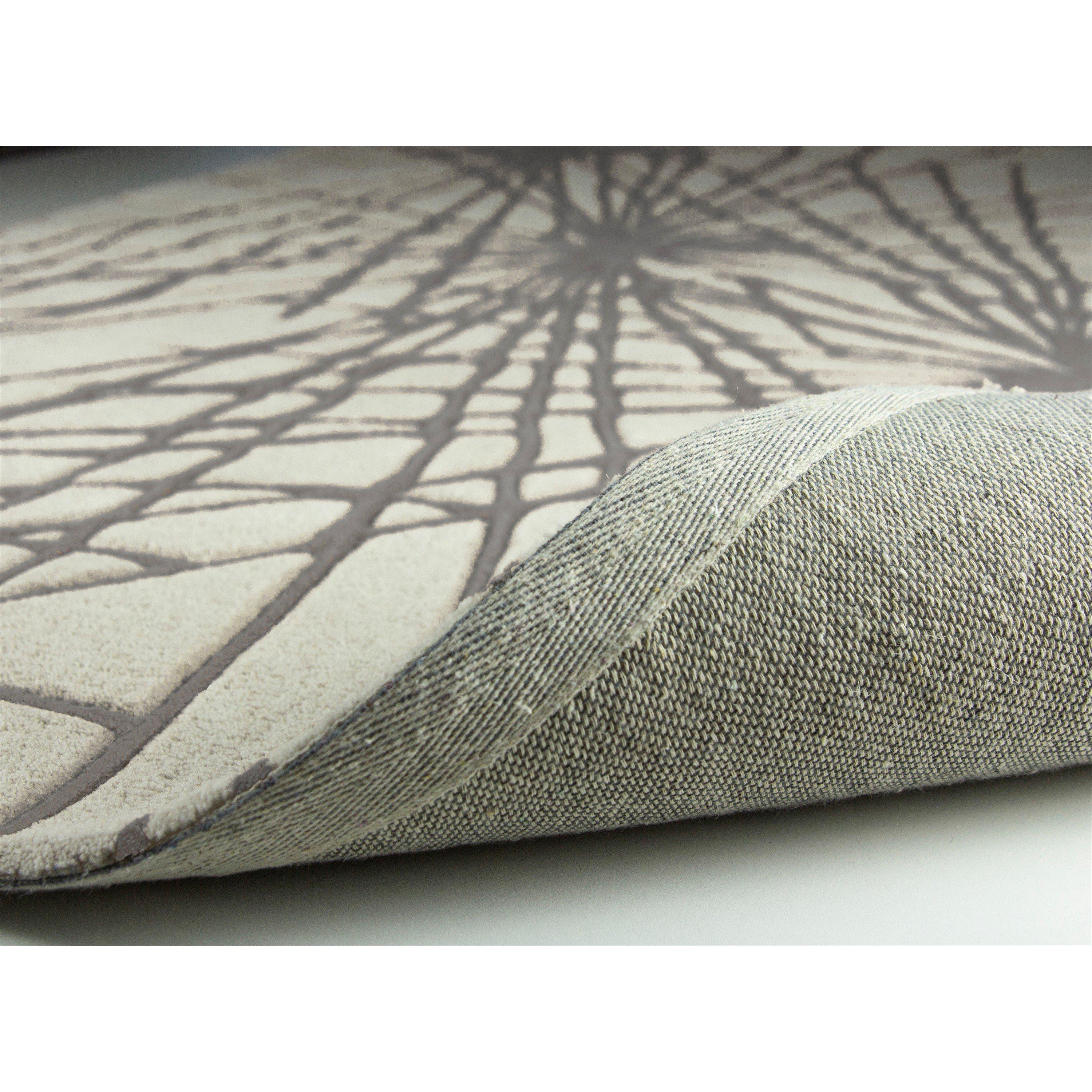 Charcoal - Esselle - Aura Starburst Natural / Charcoal 160 x 230cm Rug - 4