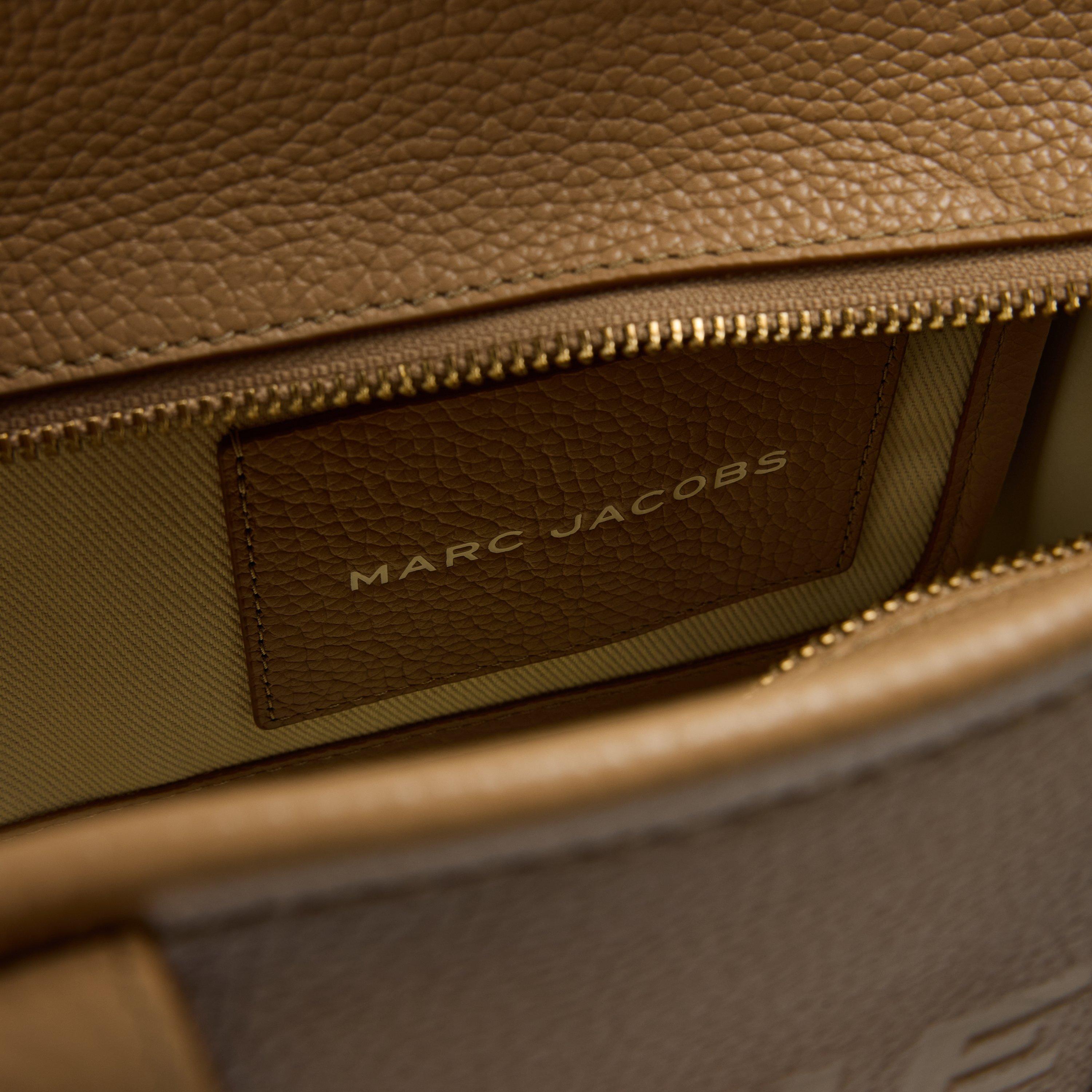 Camel - Marc Jacobs - Women's Small Leather Tote Bag - 4