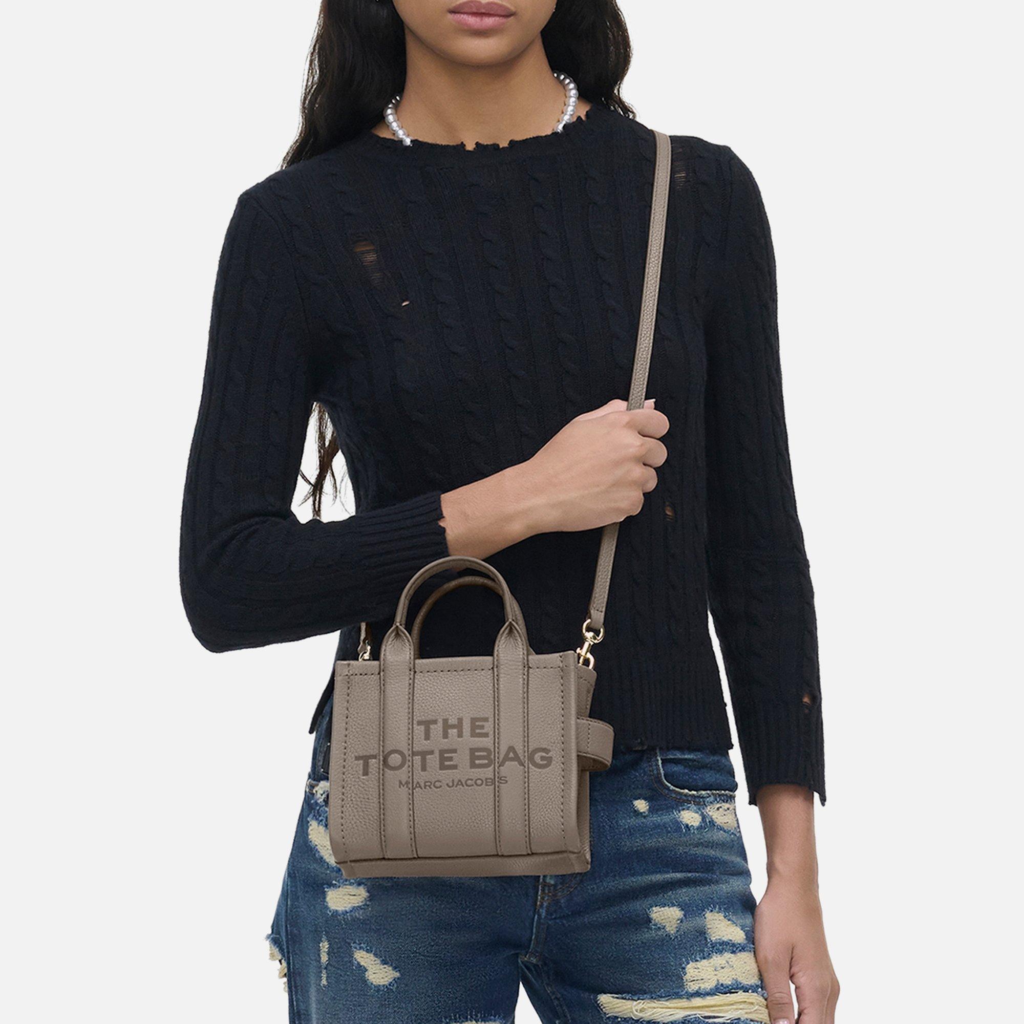 Cement - Marc Jacobs - Women's CrossB Tote Mini Bag - 3