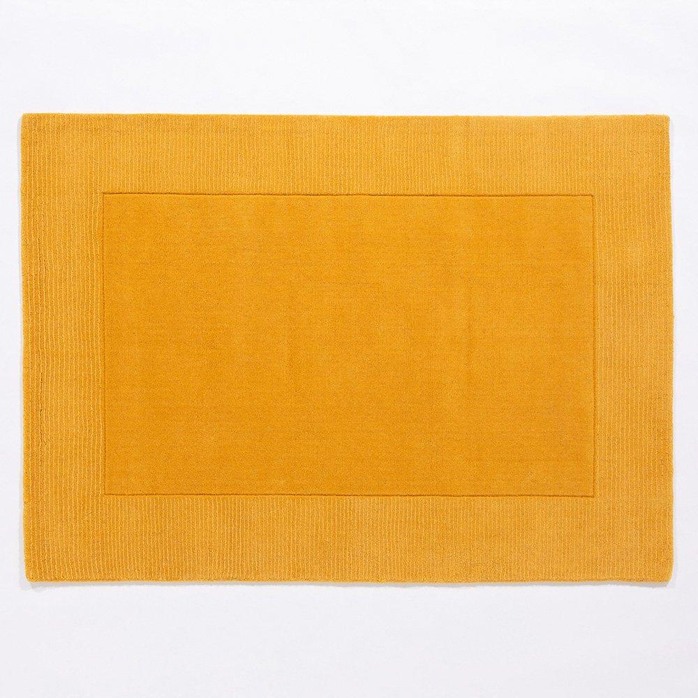 Yellow - Esselle - Esme Wool Ochre Rug 80x150cm - 1