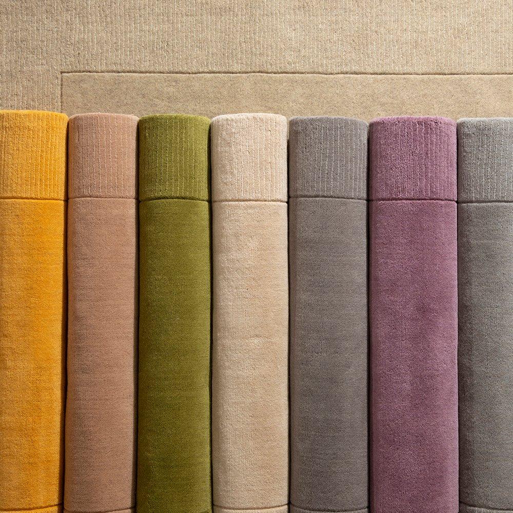 Yellow - Esselle - Esme Wool Ochre Rug 80x150cm - 4