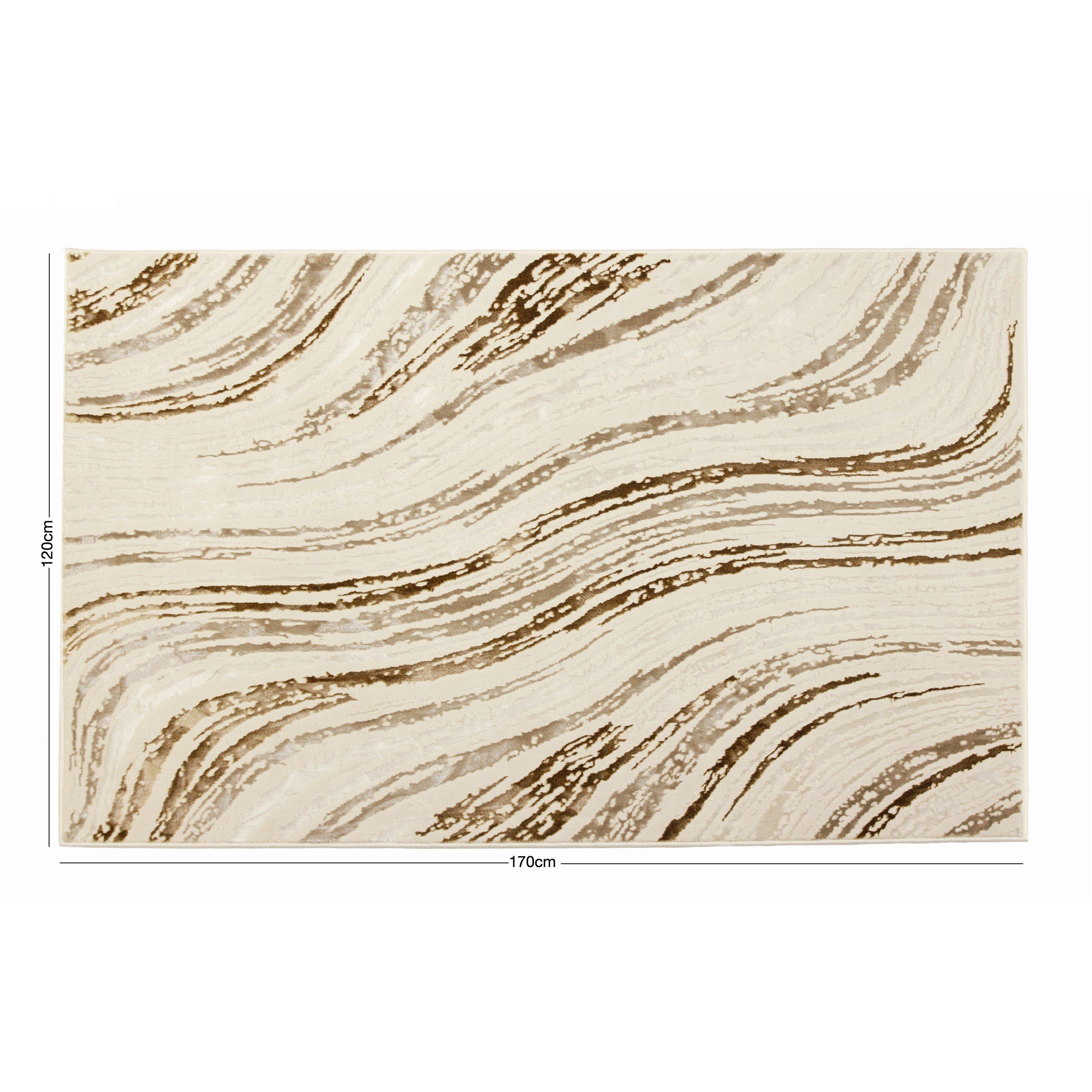 Natural - Esselle - Solar Saturn Natural / Copper 120 x 170cm Rug - 5