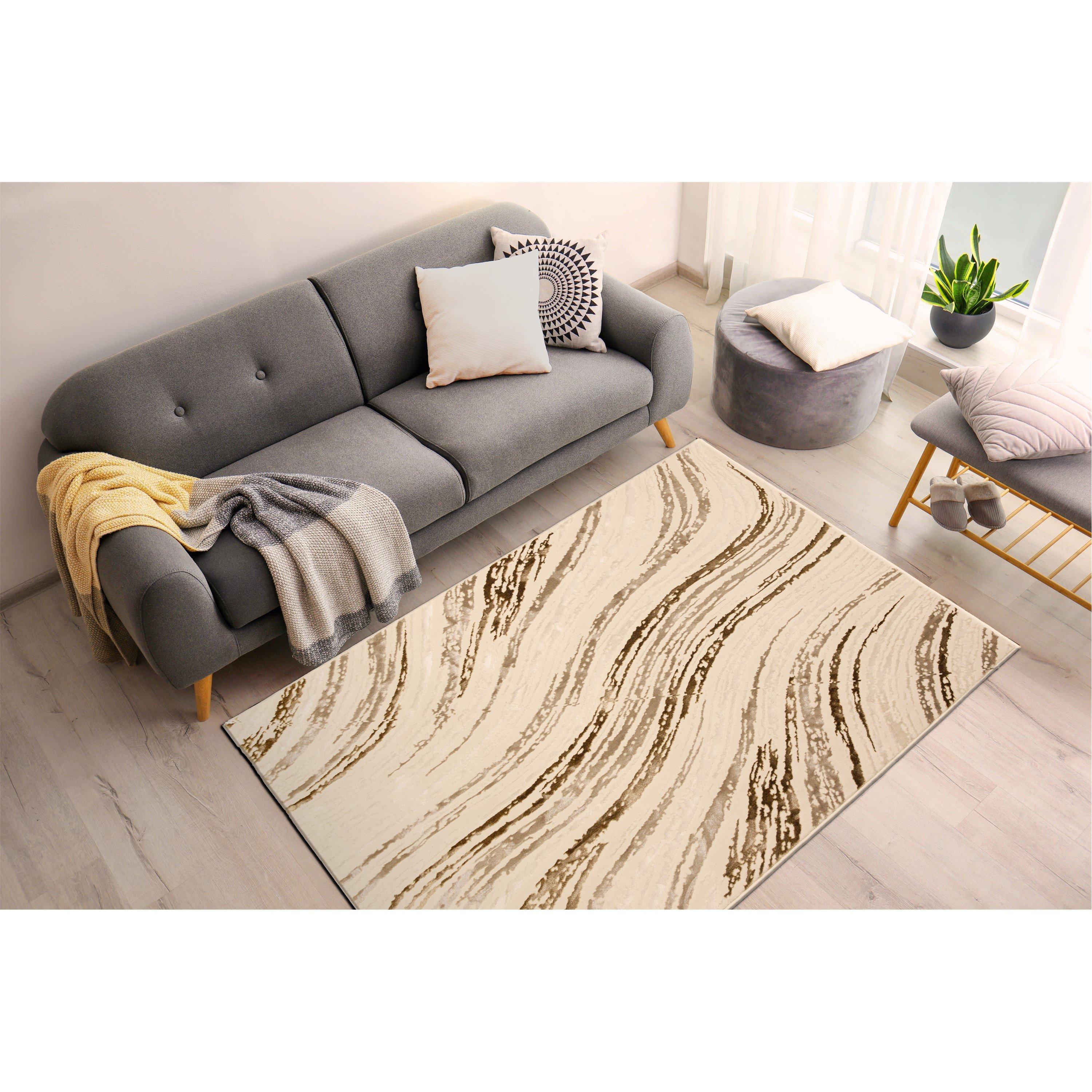 Natural - Esselle - Solar Saturn Natural / Copper 120 x 170cm Rug - 6