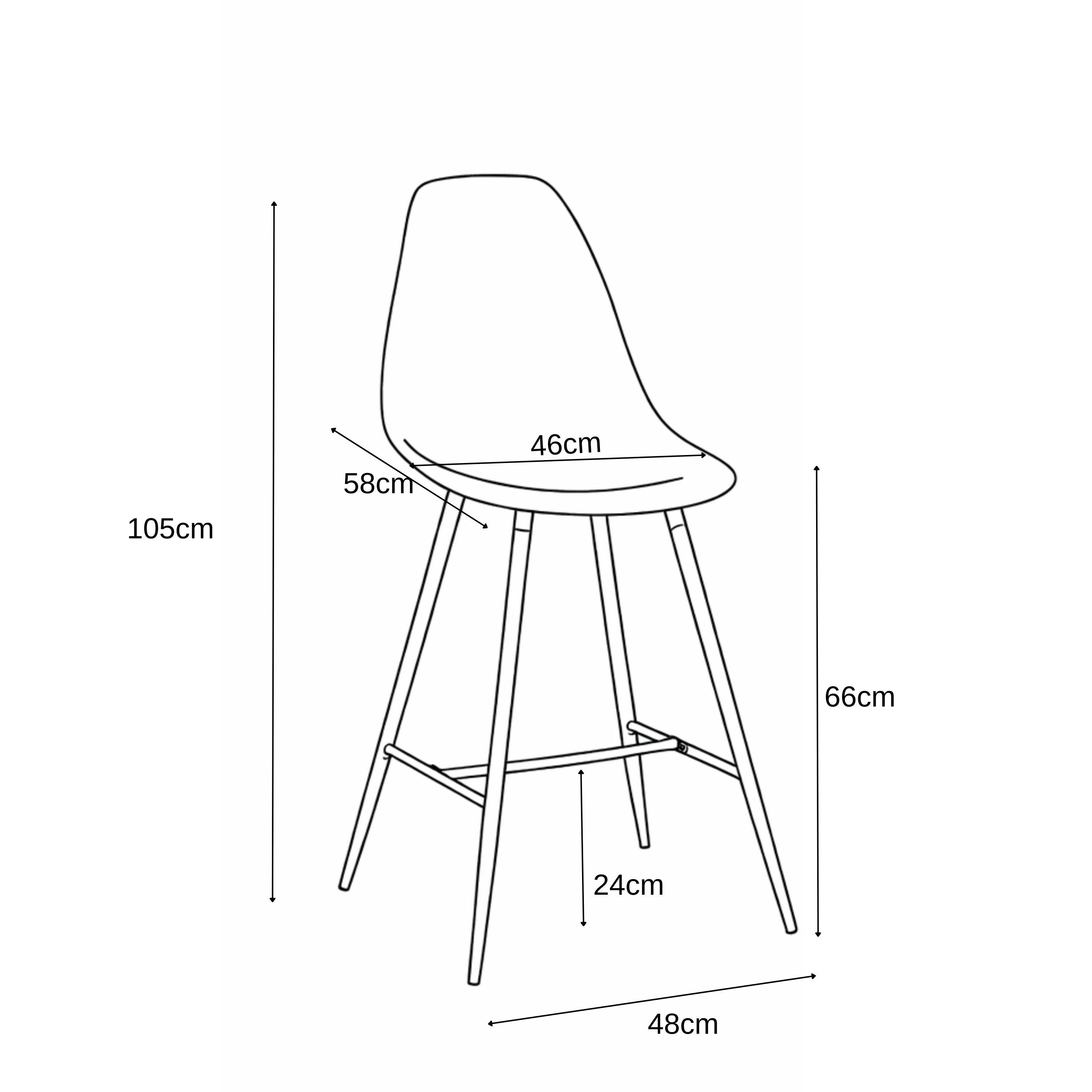 Blue - JL Creation - Crea Bar Stools and Chairs - 3