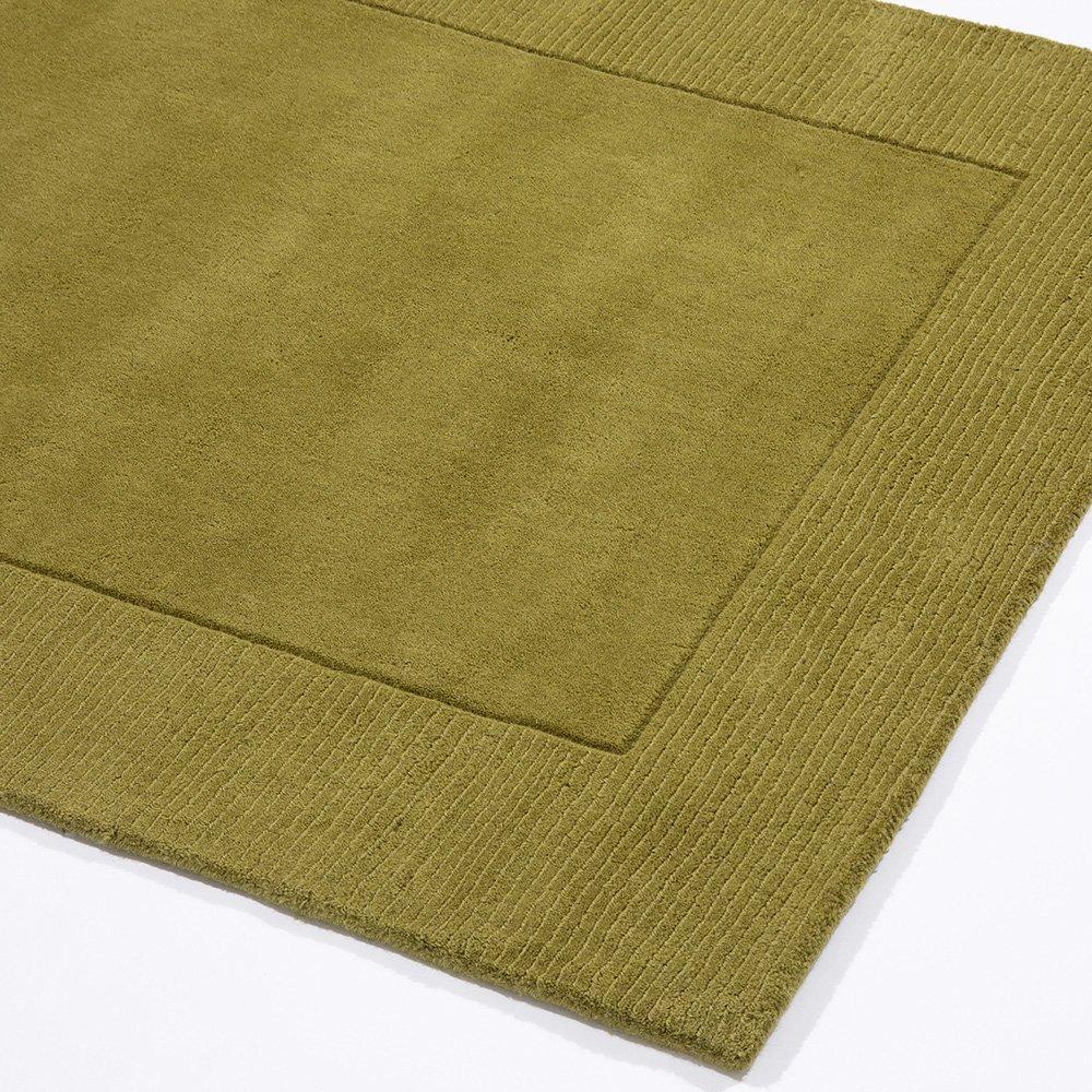 Green - Esselle - Esme Wool Olive Rug 80x150cm - 2