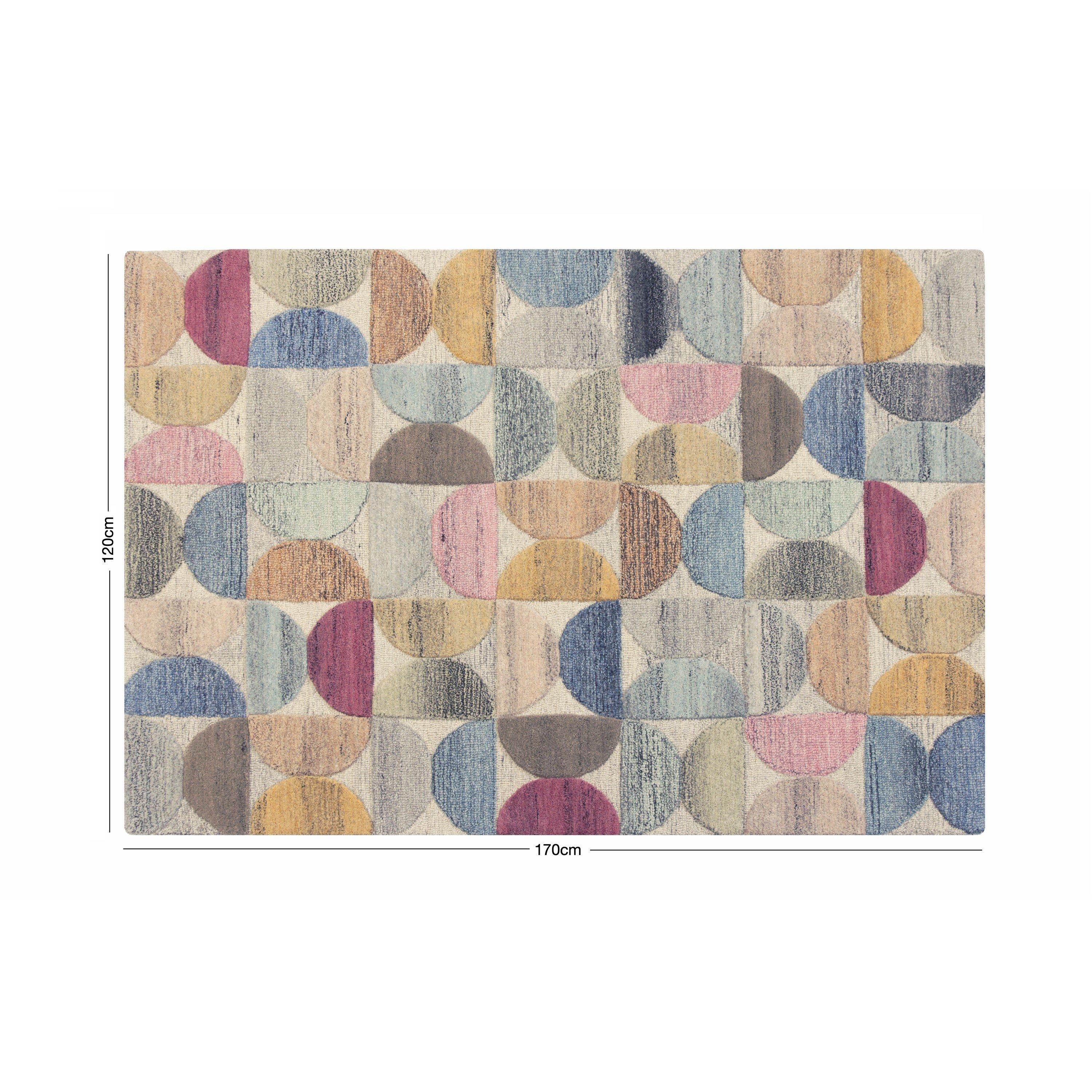 Multicoloured - Esselle - Radiant Mariana Multi 120 x 170cm Rug - 5