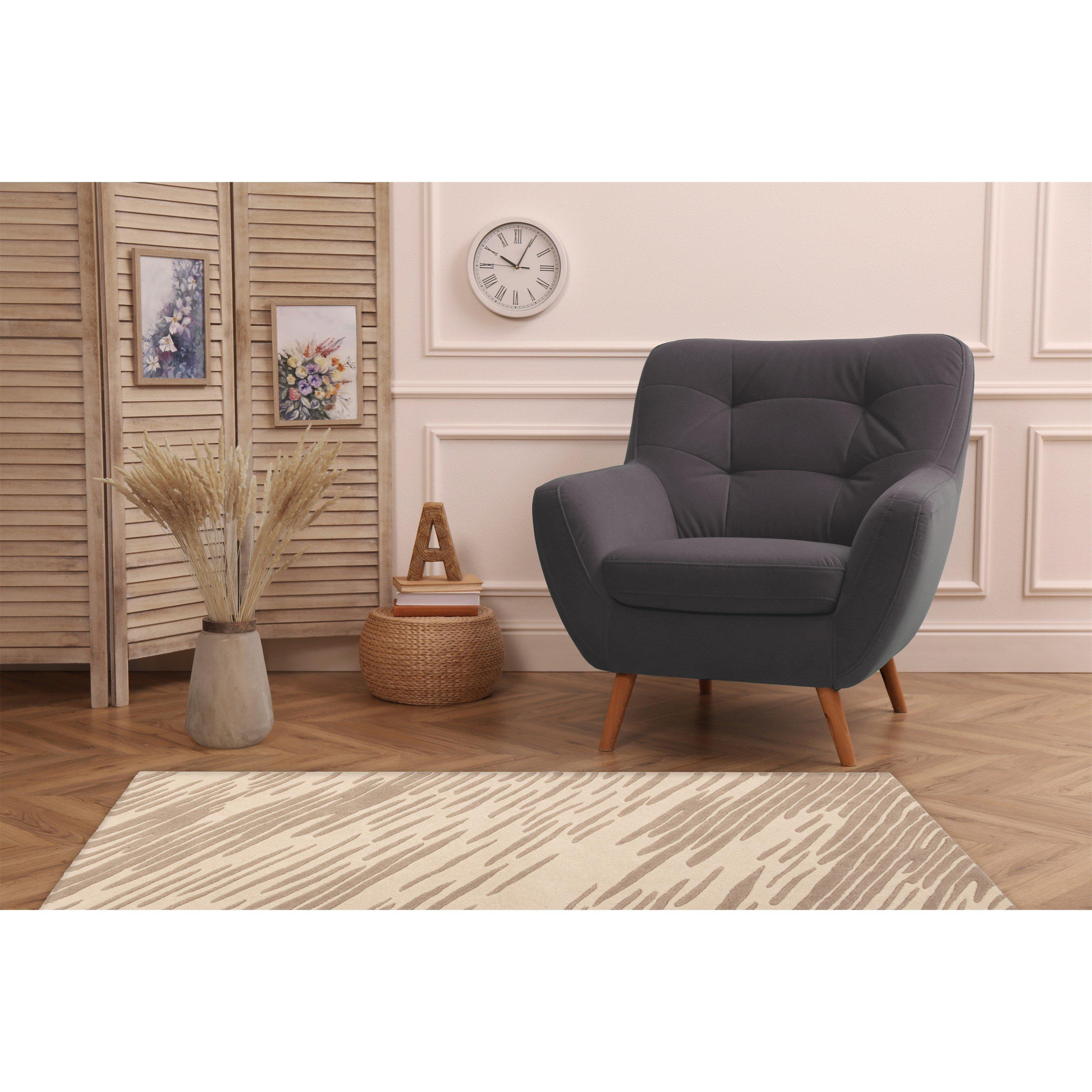 Grey - Esselle - Aura Storm Natural / Mink 160 x 230cm Rug - 7