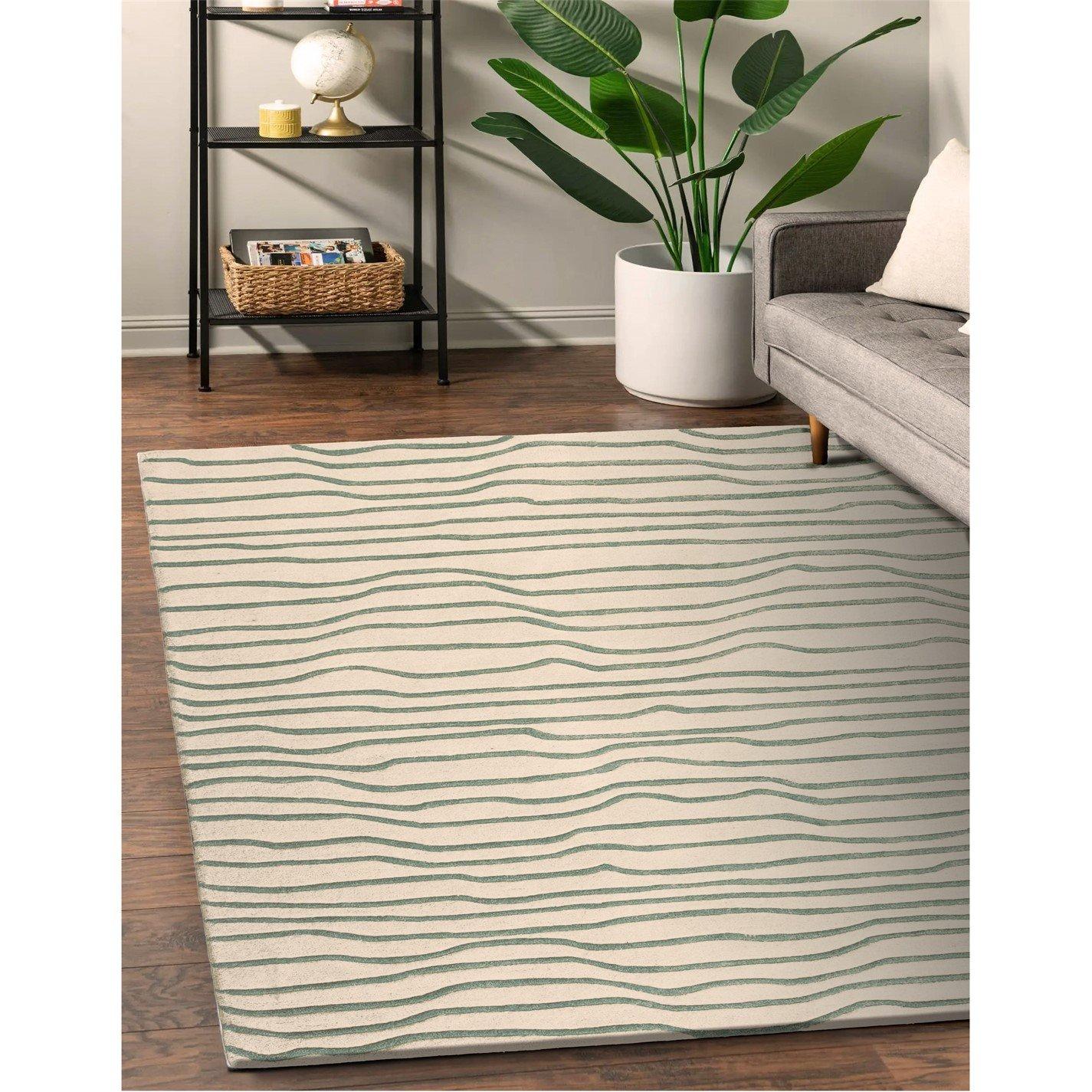 Esselle  Aura Dune Natural / 160 X 230Cm Rug Green - 160x230cm