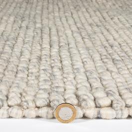 Esselle Delilah Mottled Wool Pebble Cream Rug 200x290cm