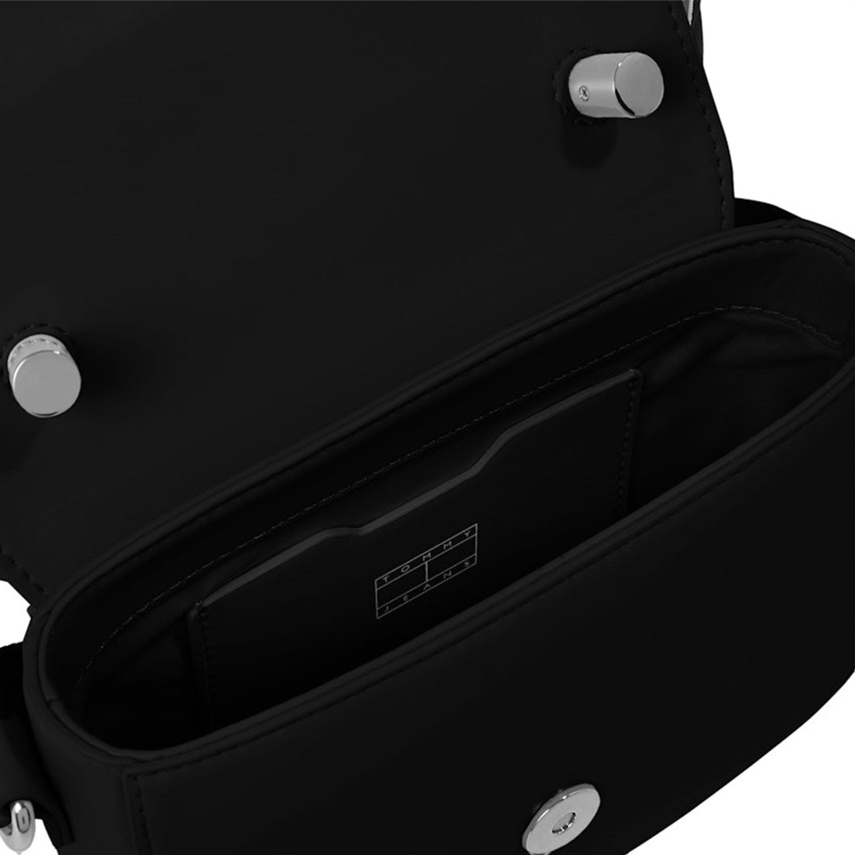 Black - Tommy Jeans - Logo Plaque Crossover Bag - 6