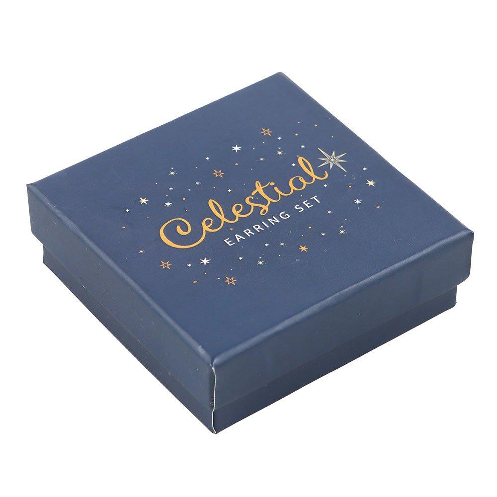 Gold - Something Different - Celestial Earring Set - 4