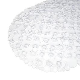 Country Club PVC Bath Mat Transparent Droplet Design  68x37cm