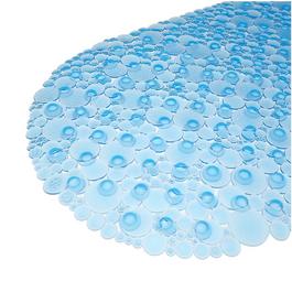 Country Club PVC Bath Mat Transparent Droplet Design  68x37cm