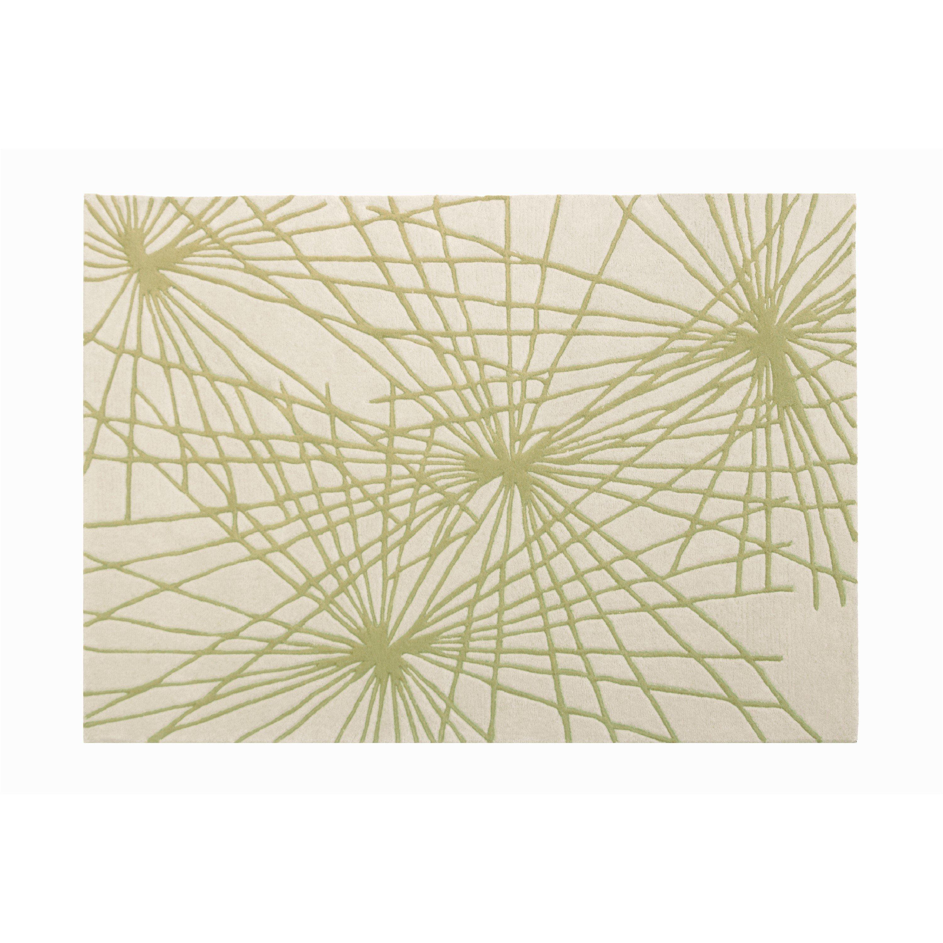 Green - Esselle - Aura Starburst Natural / Sage Green 160 x 230cm Ru - 1