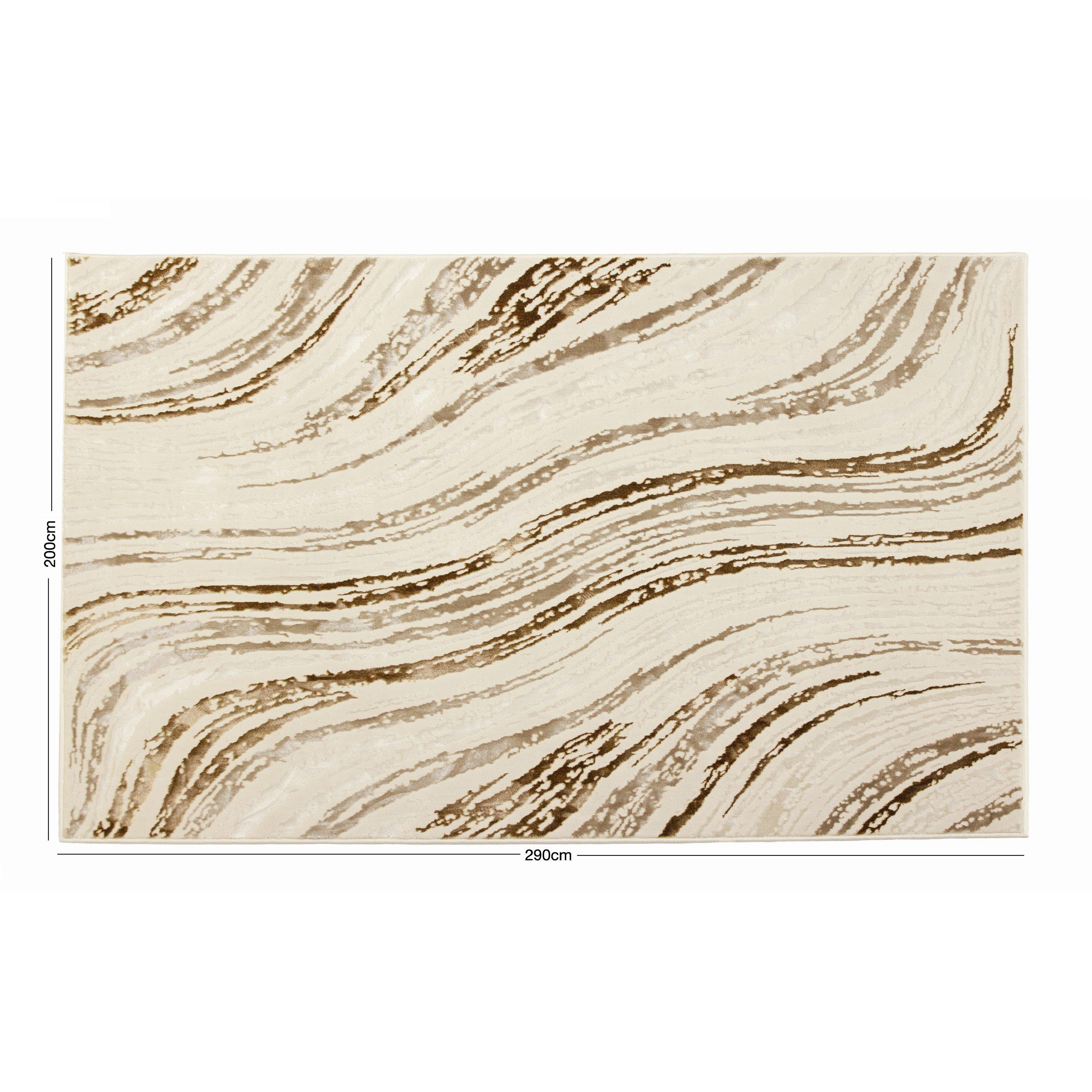 Natural - Esselle - Solar Saturn Natural / Copper 200 x 290cm Rug - 5