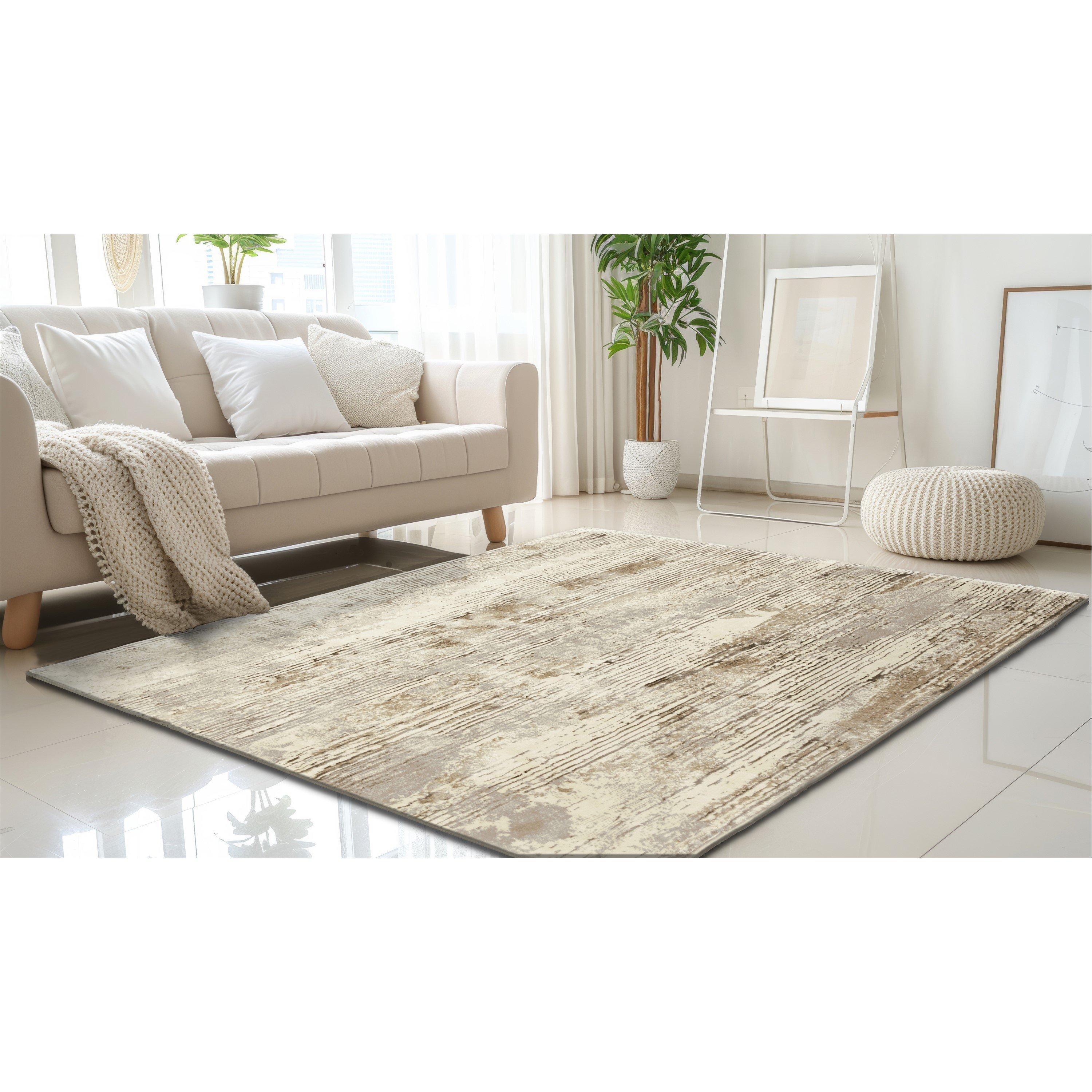 Grey - Esselle - Solar Pluto Natural / Grey 120 x 170cm Rug - 6
