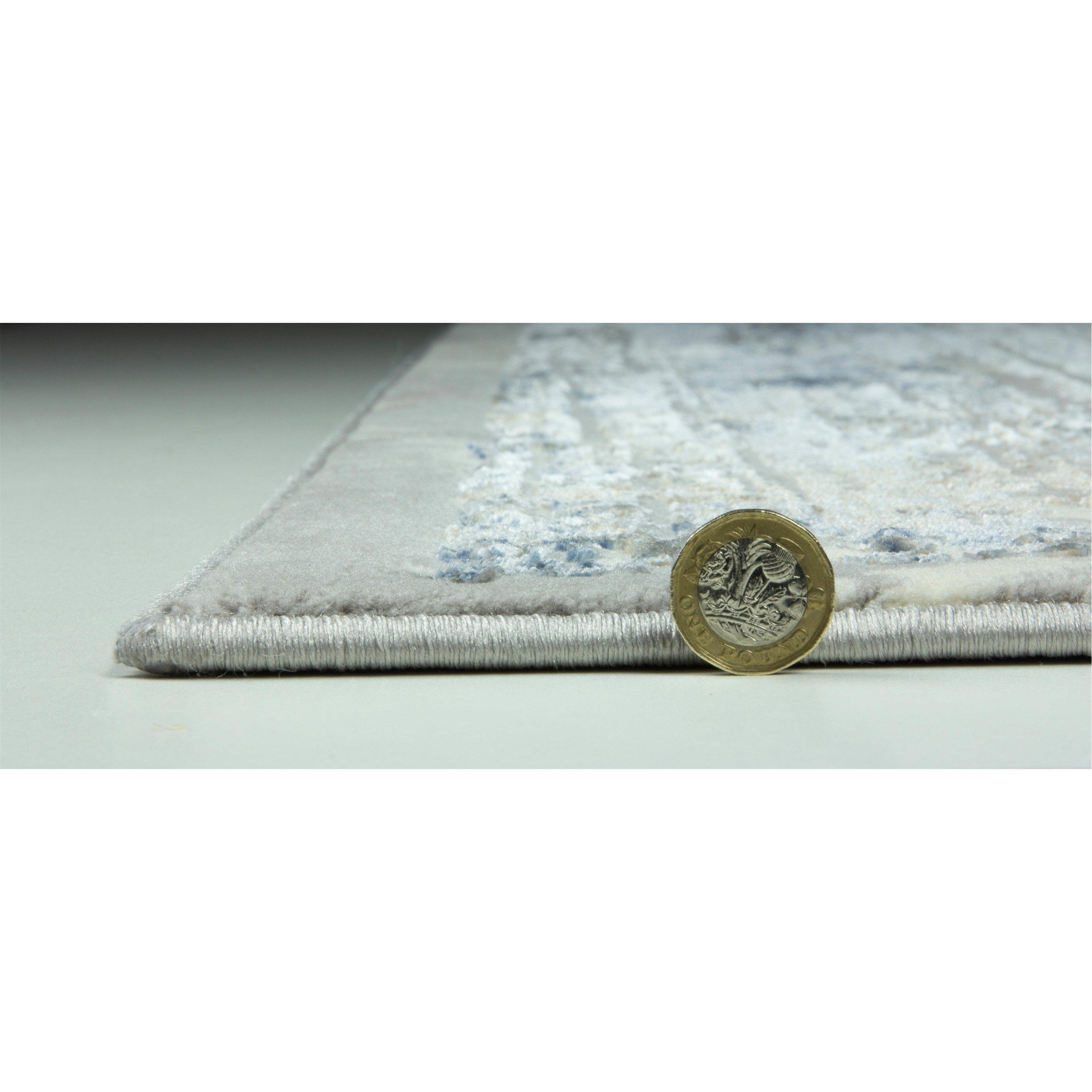 Blue - Esselle - Solar Neptune Natural / Blue 200 x 290cm Rug - 3