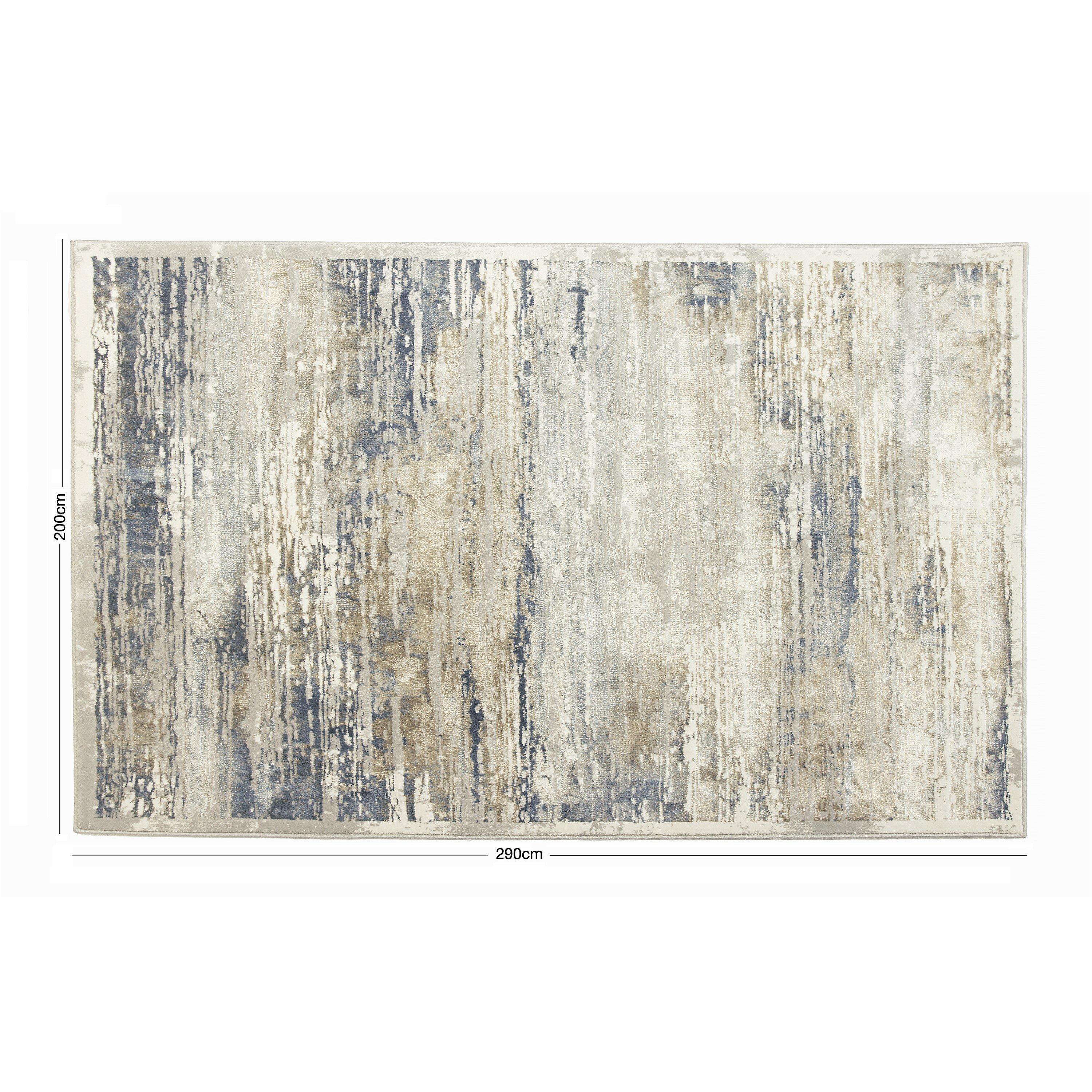 Blue - Esselle - Solar Neptune Natural / Blue 200 x 290cm Rug - 5