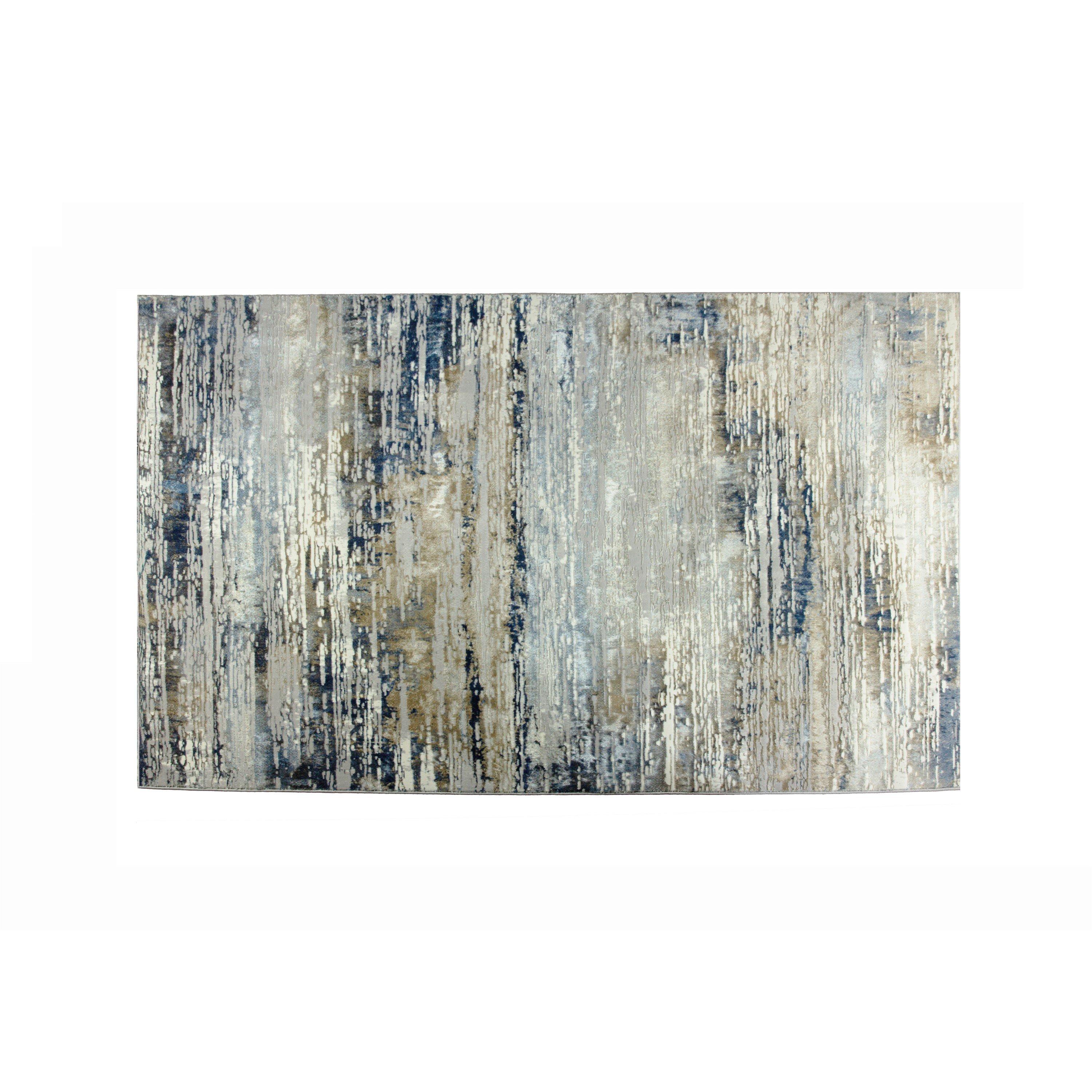 Blue - Esselle - Solar Neptune Natural / Blue 200 x 290cm Rug - 8