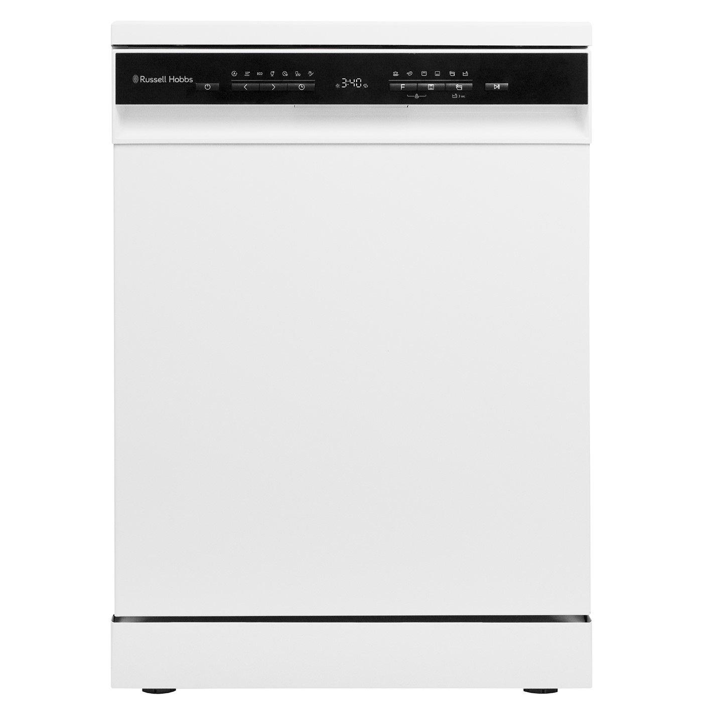White - Russell Hobbs - RH60DW10C1W Freestanding Dishwasher in White - 1