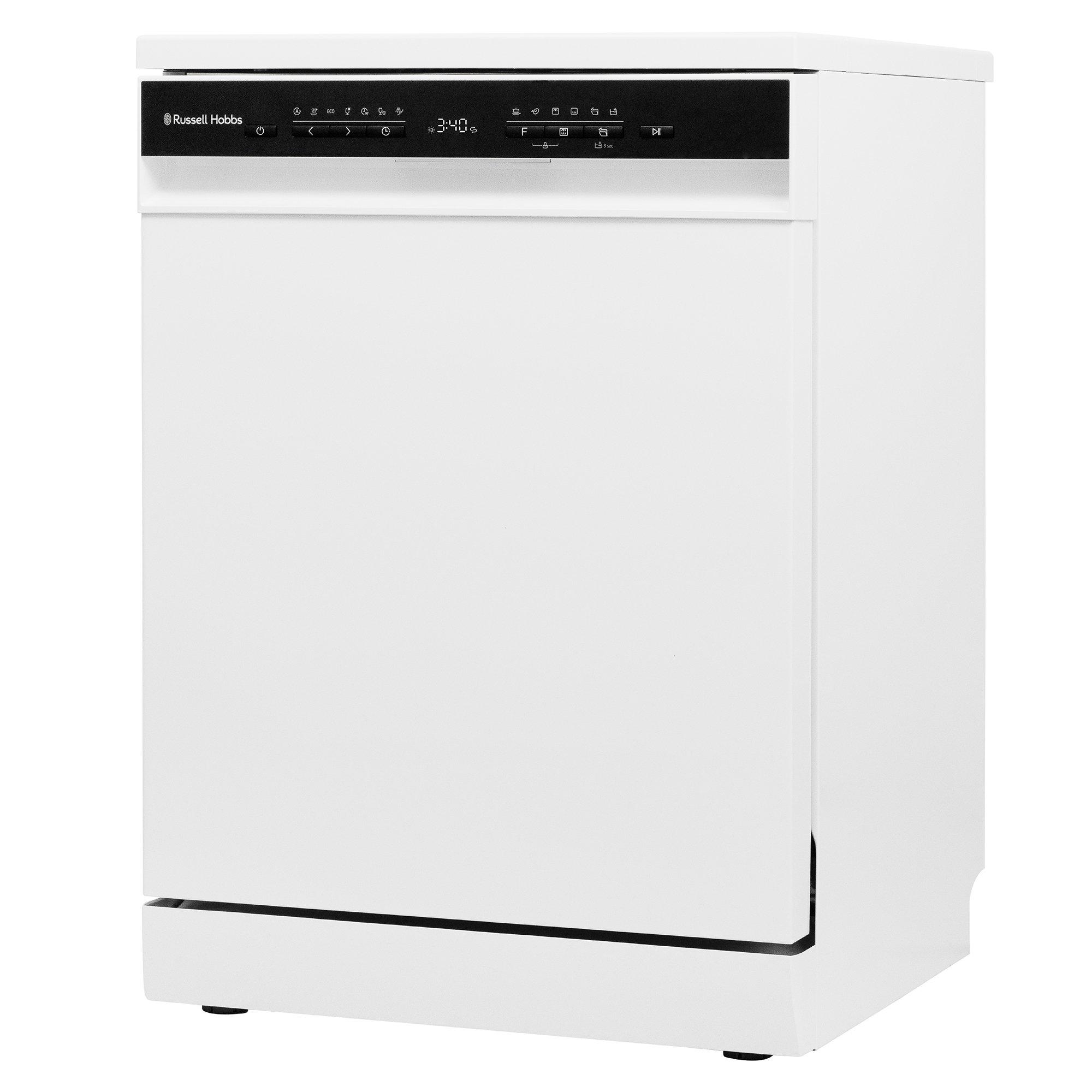 White - Russell Hobbs - RH60DW10C1W Freestanding Dishwasher in White - 11