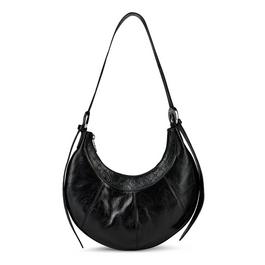 Marine Serre Embossed Leather Eclipse Bag