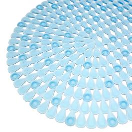 Country Club PVC Bath Mat  Transparent Gems Design 68x37cm