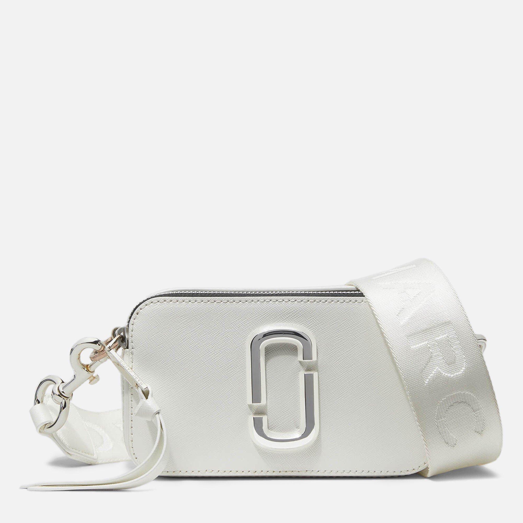 White - Marc Jacobs - Women's DTM Snapshot Shoulder Bag - 1
