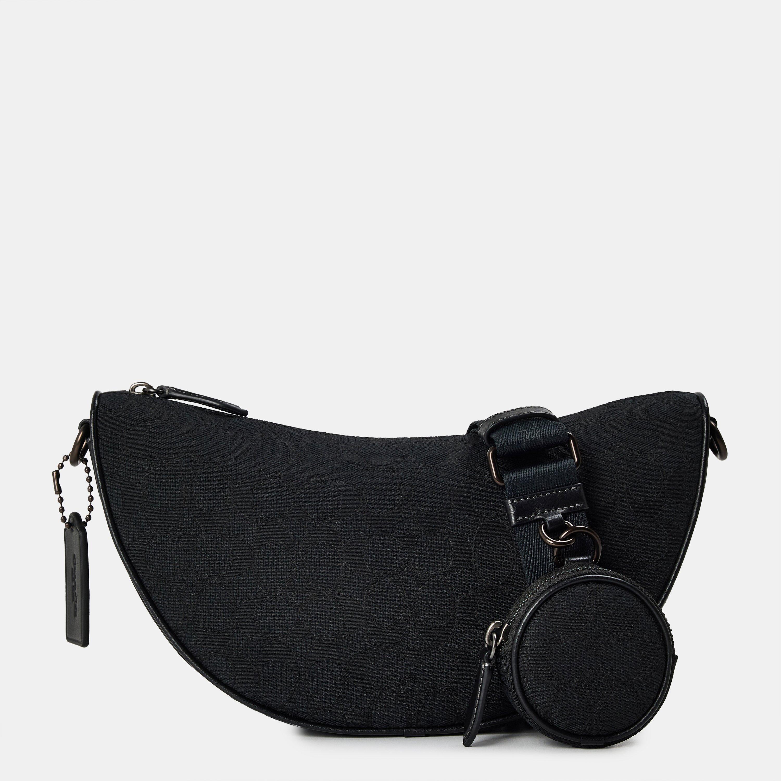 Black - Coach - Men's Hall Sling Bag - 1
