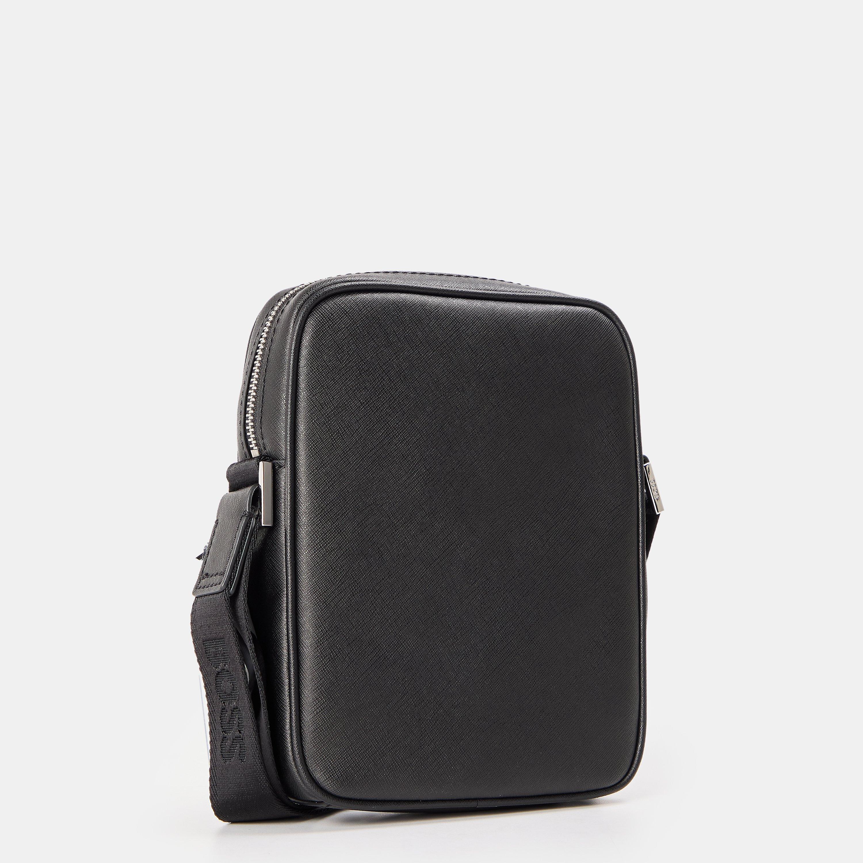 Black - Boss - Men's Zair Ns Zipped Shoulder Bag - 2