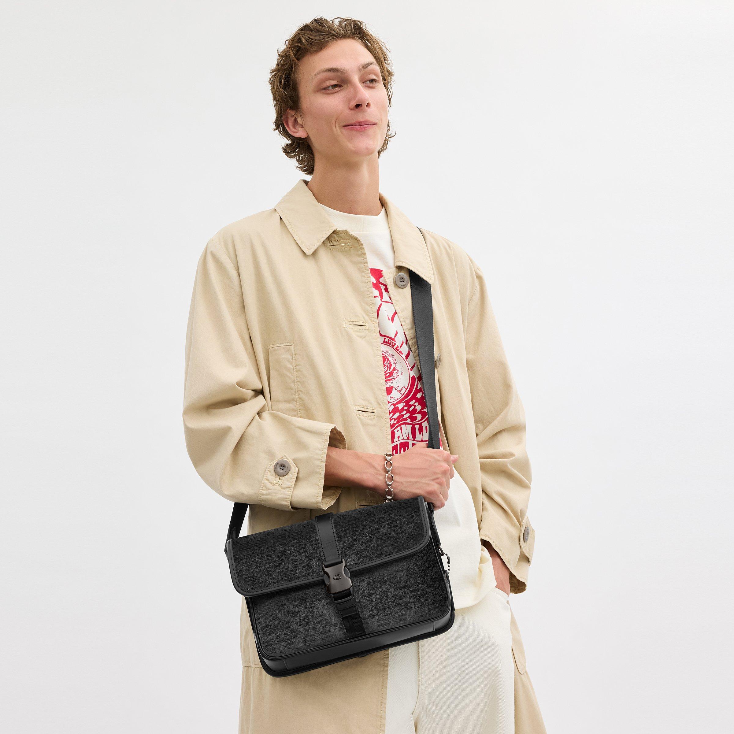 Black Signature - Coach - League Messenger Bag - 4