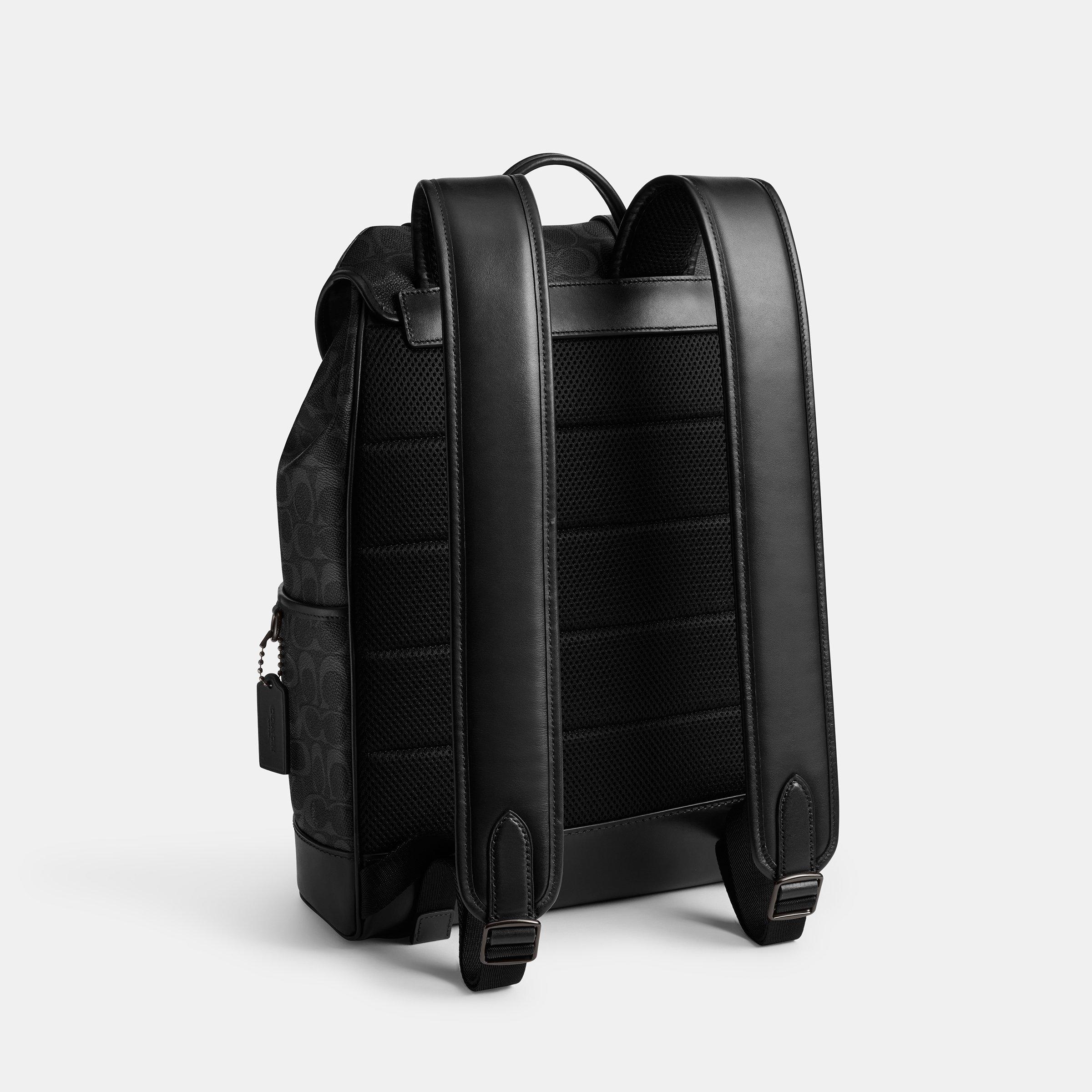 Black Signature - Coach - League Flap Backpack - 2