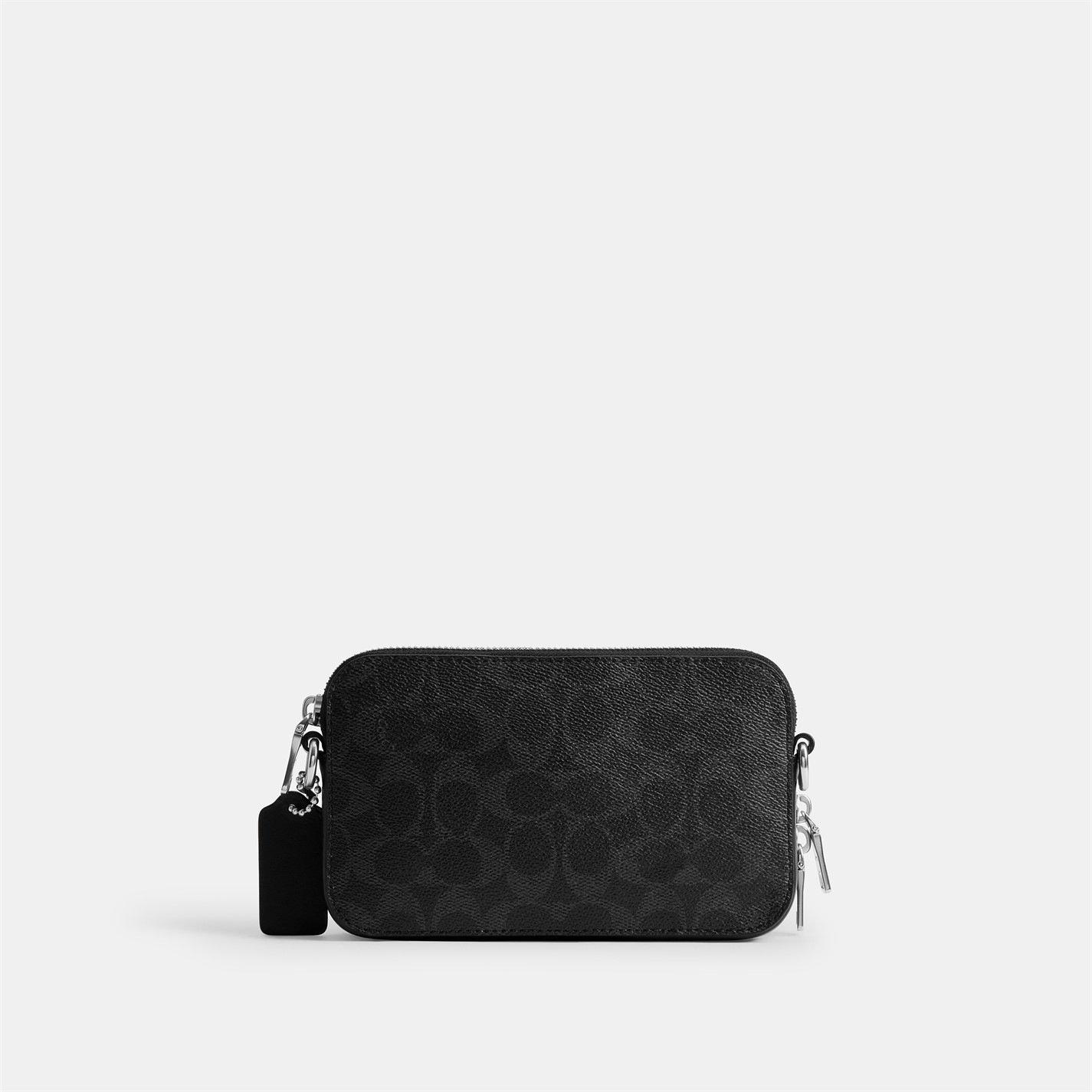 Coach Clinton Crossbody Bag - Black Signature