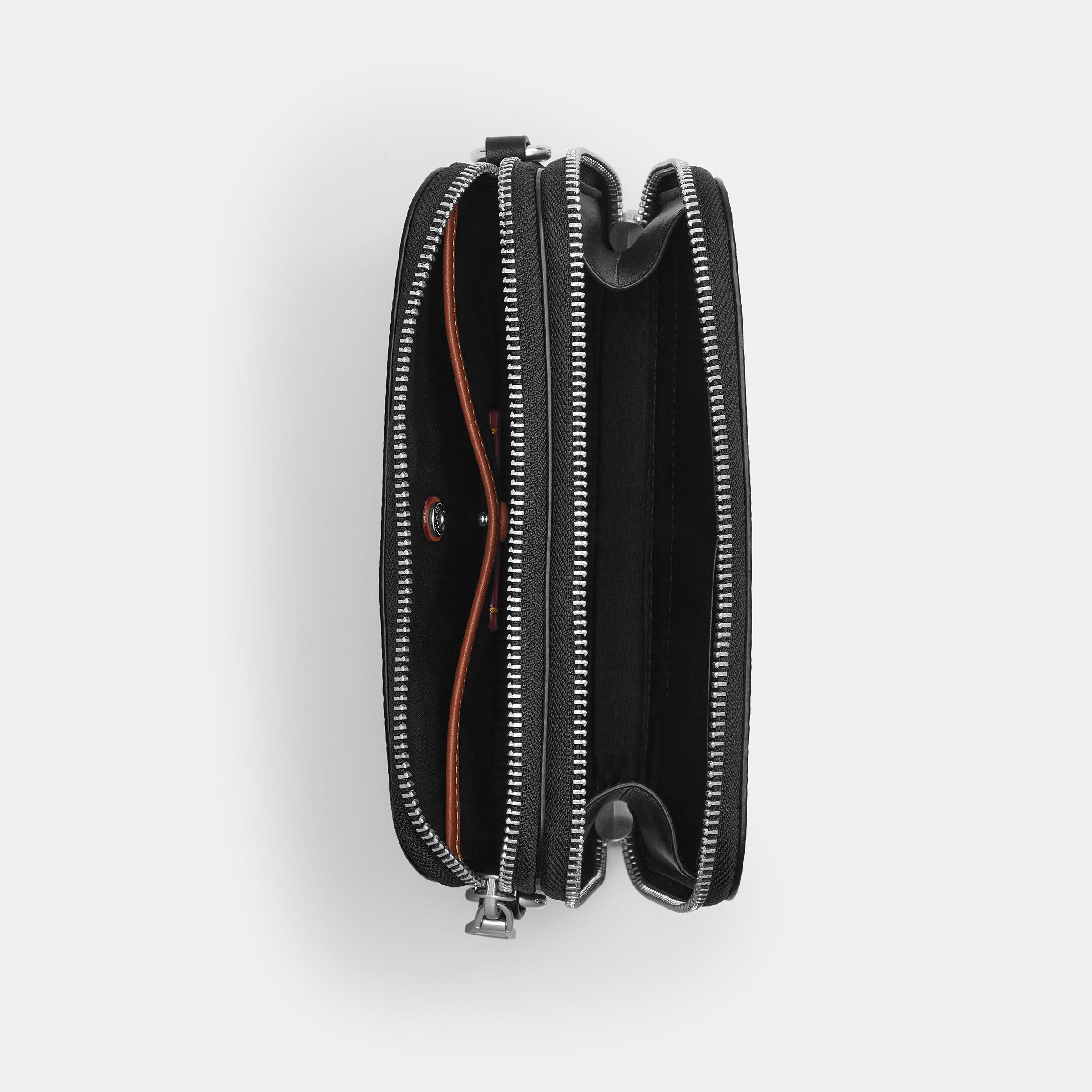 Black Signature - Coach - Clinton Crossbody Bag - 3