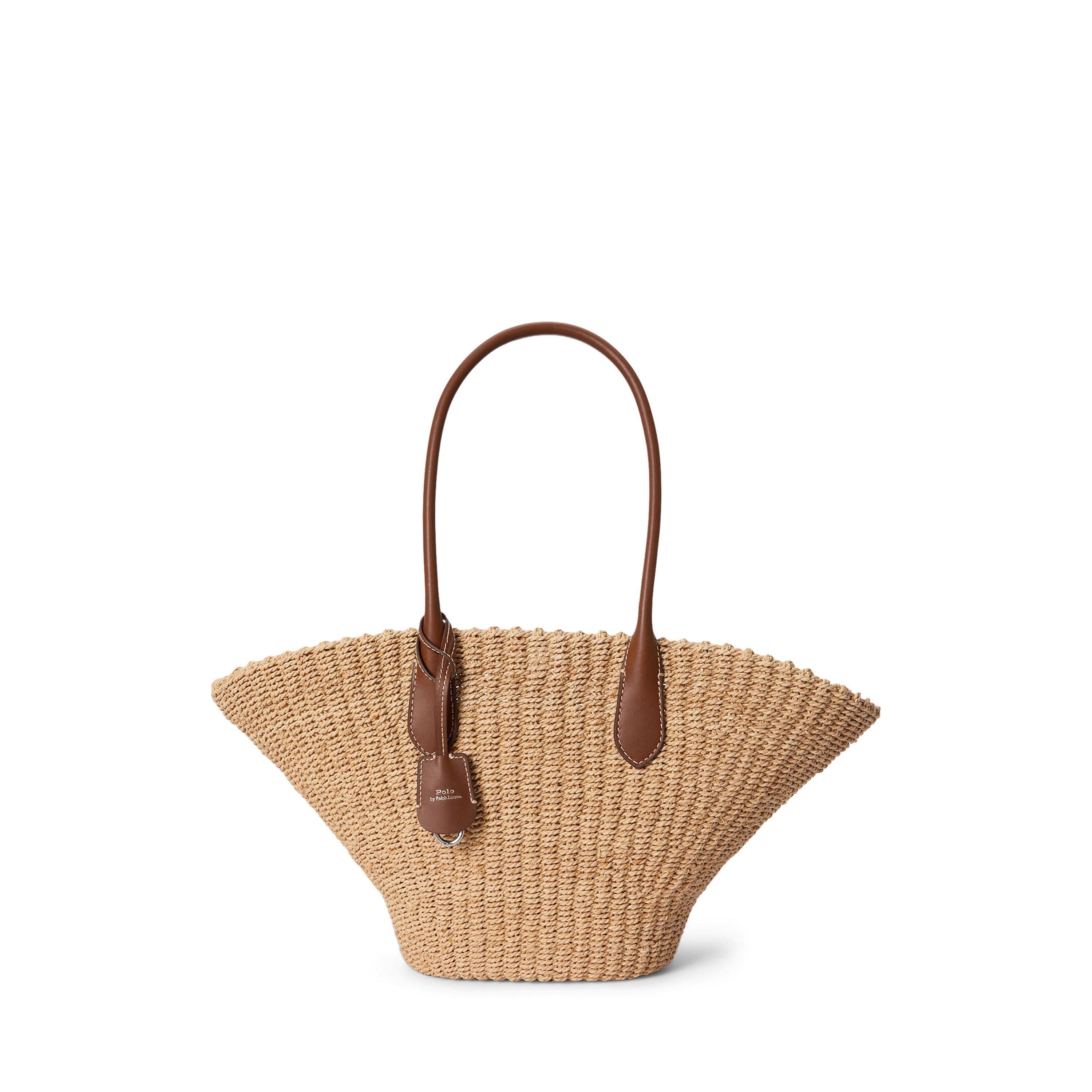 Polo Ralph Lauren Women's Straw Bag - Natural/Cuoio